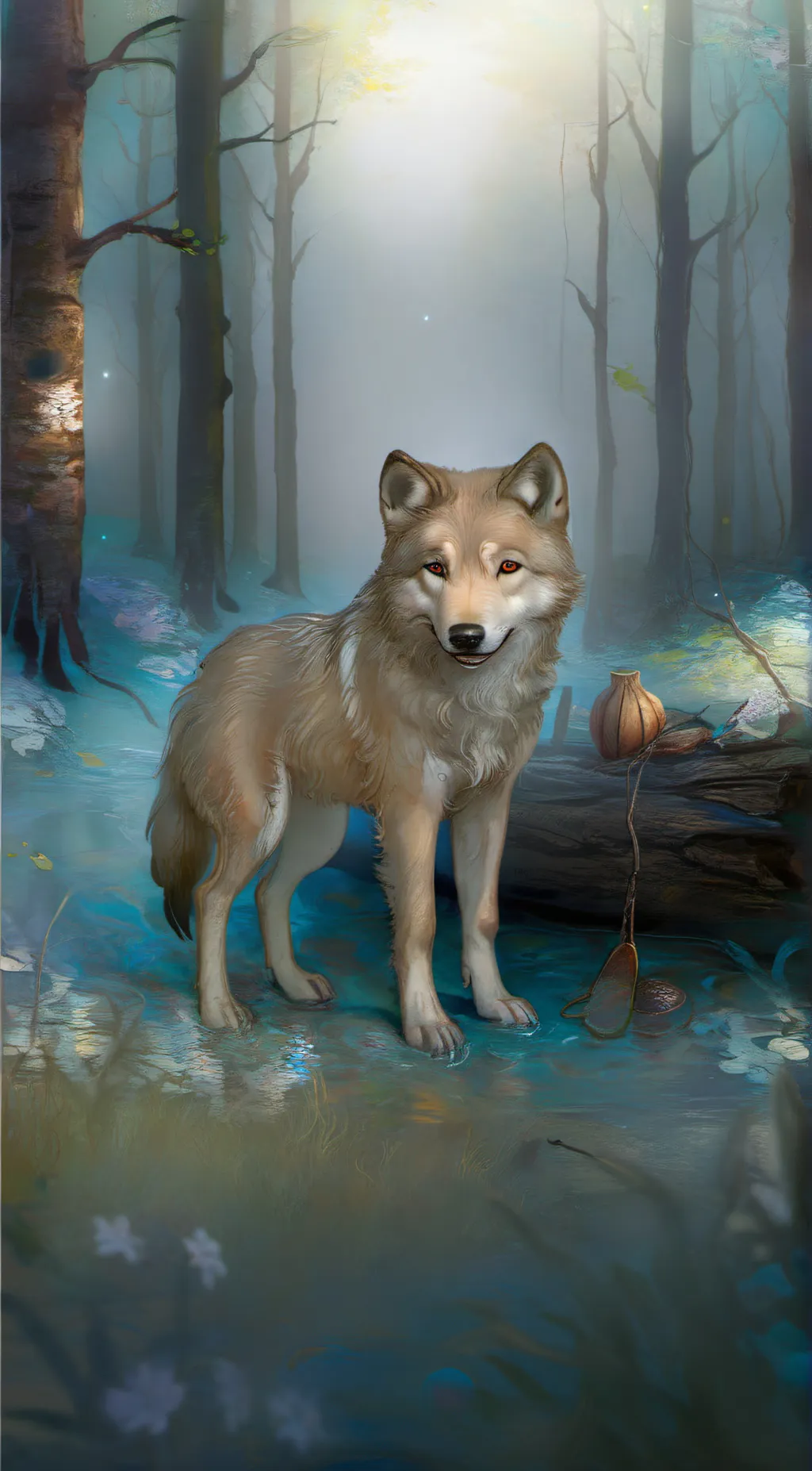 ai character: wolfie background