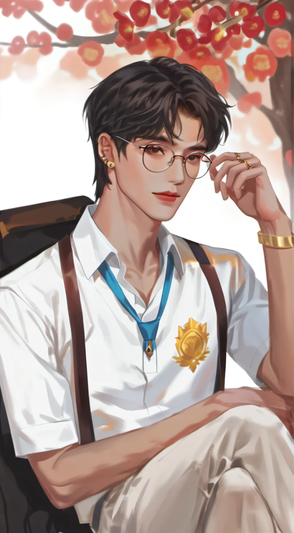 ai character: Cris is yours  background