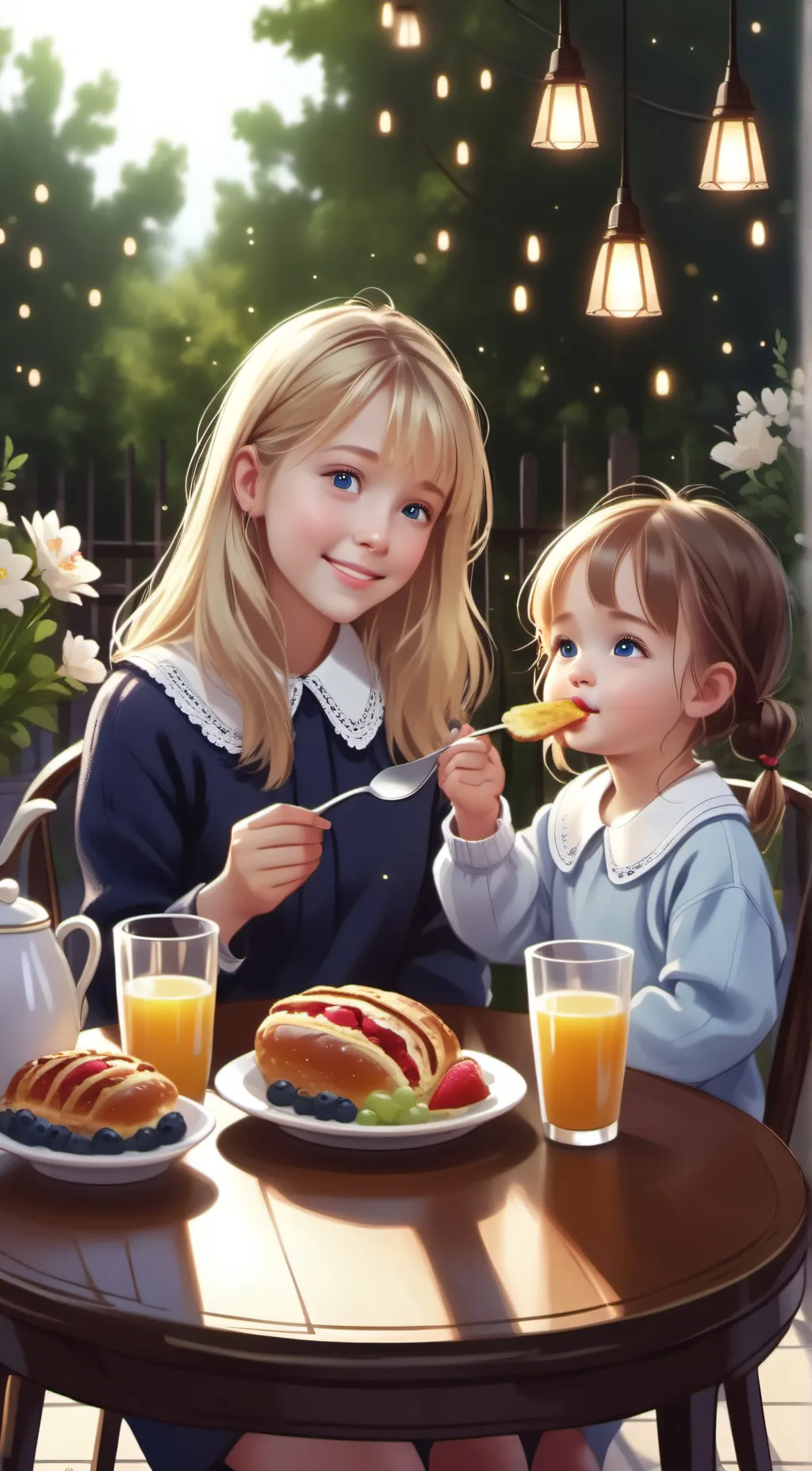 ai character: AYVA AND KAIA background