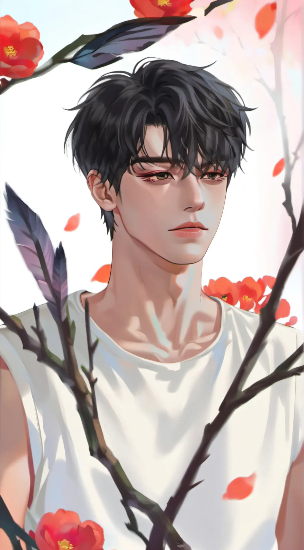 ai character: Kendrick  background