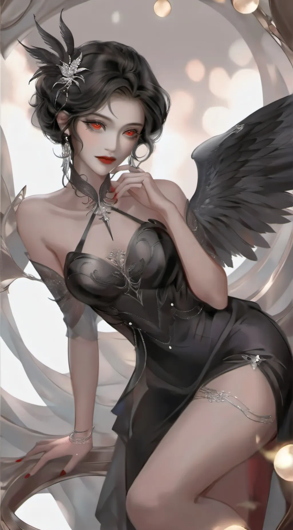 ai character: Queen Veronica  background