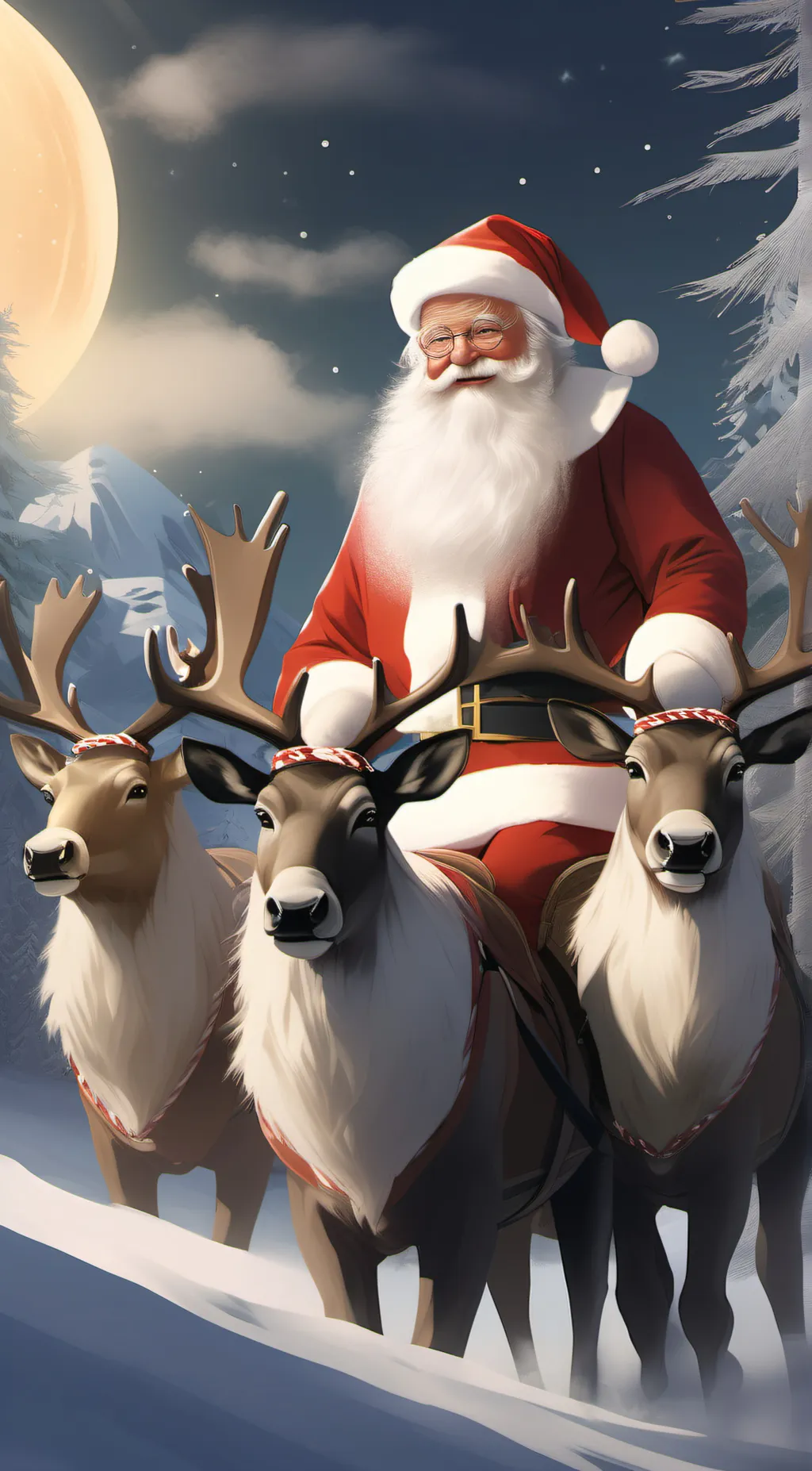 ai character: santa background