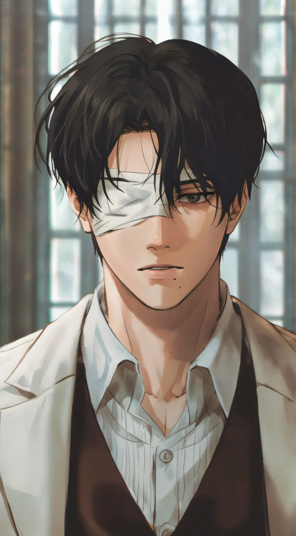 ai character: levi Ackerman  background