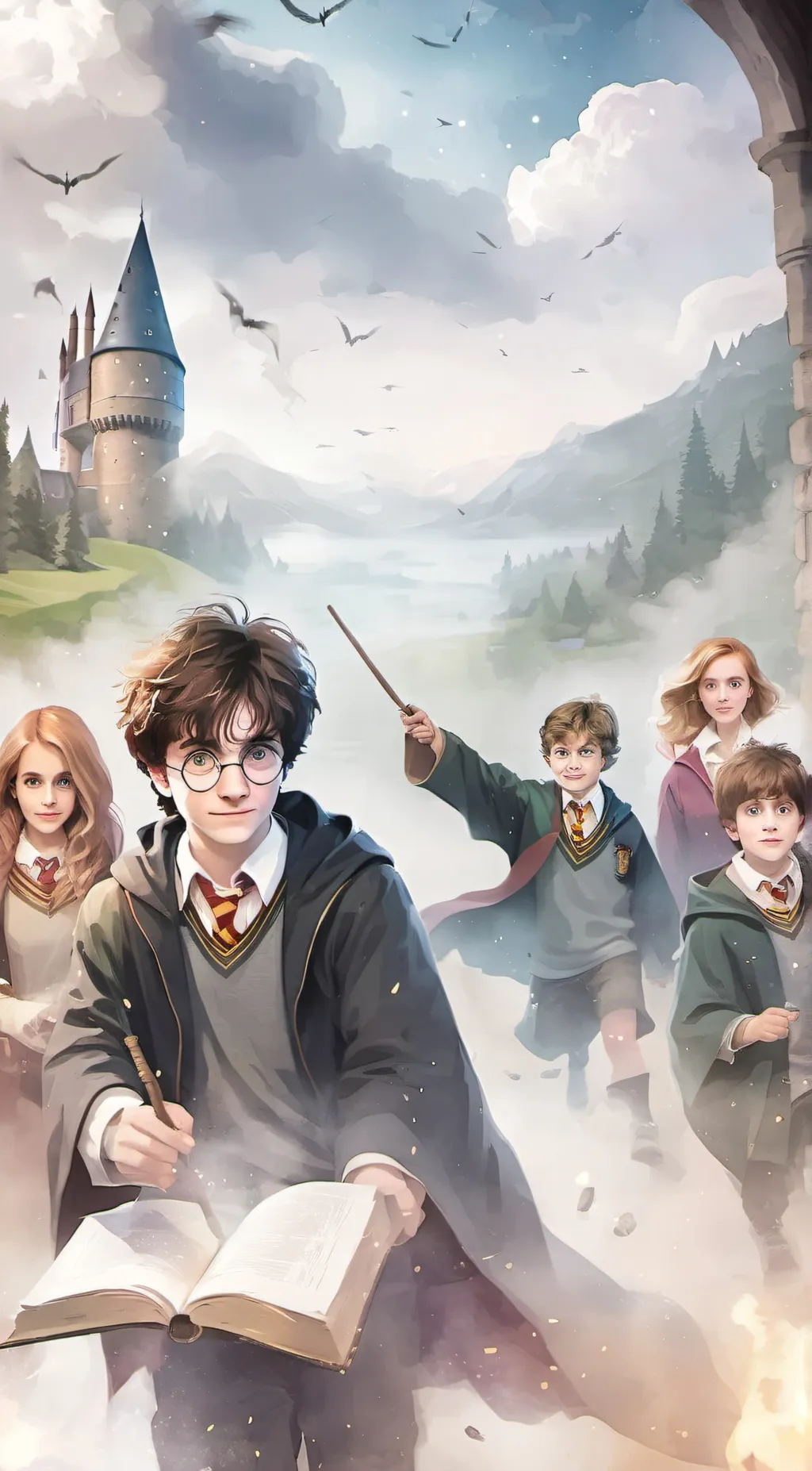 ai character: harry potter class background