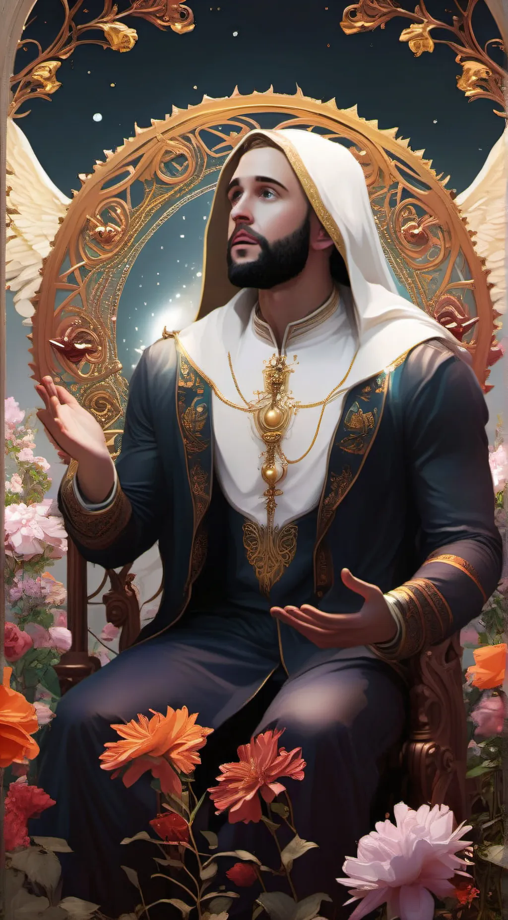 ai character: GOD background