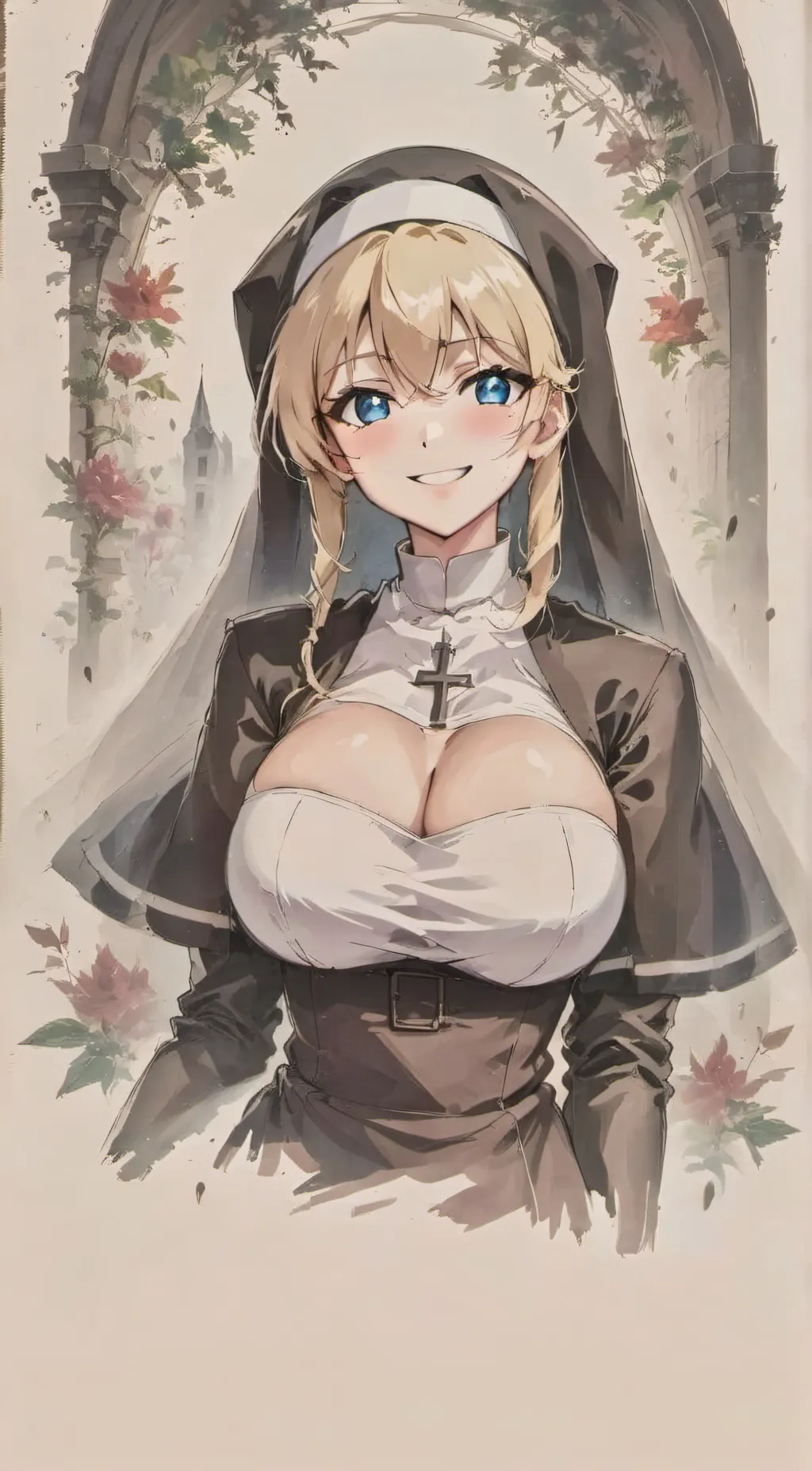 ai character: Sister Leah background