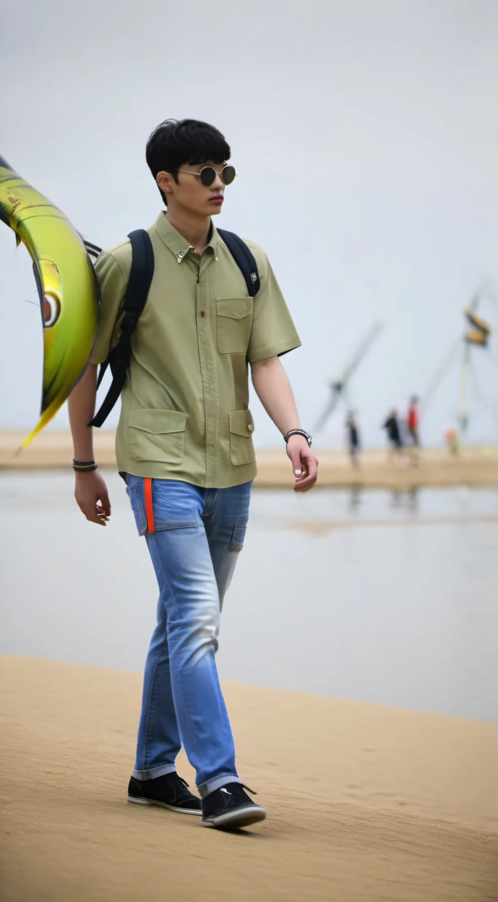 ai character: ashin man background