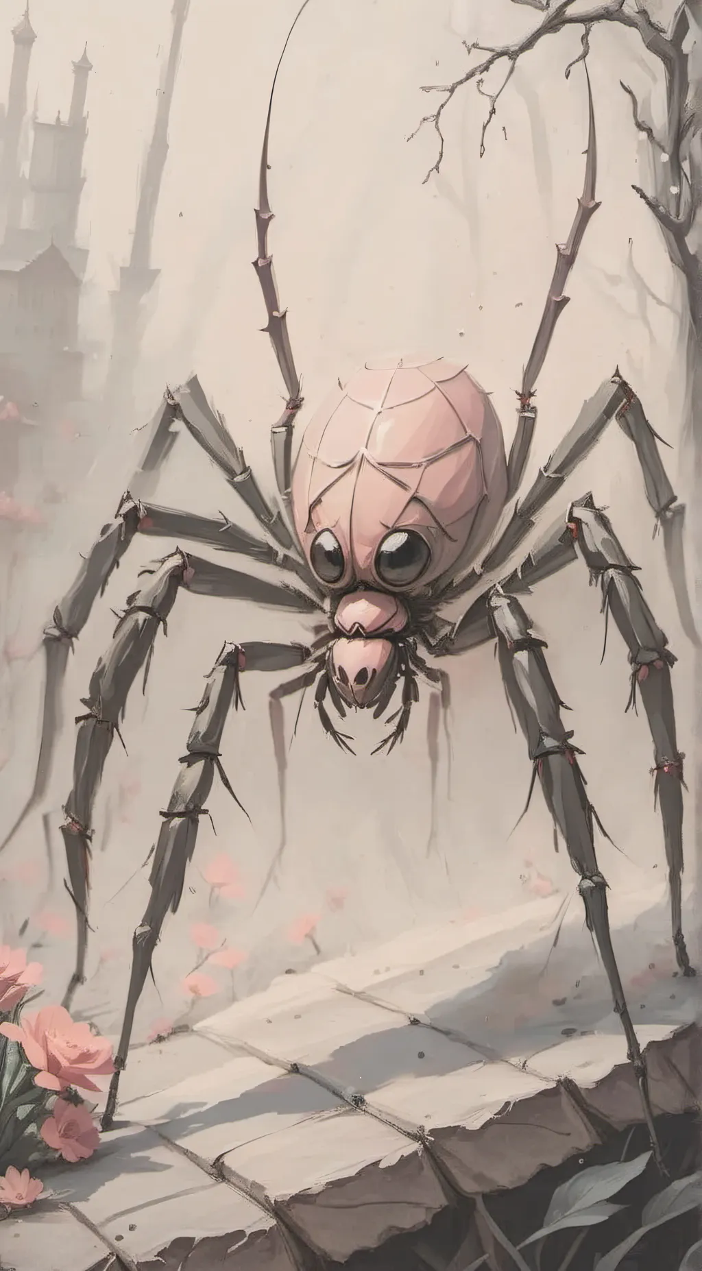 ai character: Mommy Long legs background