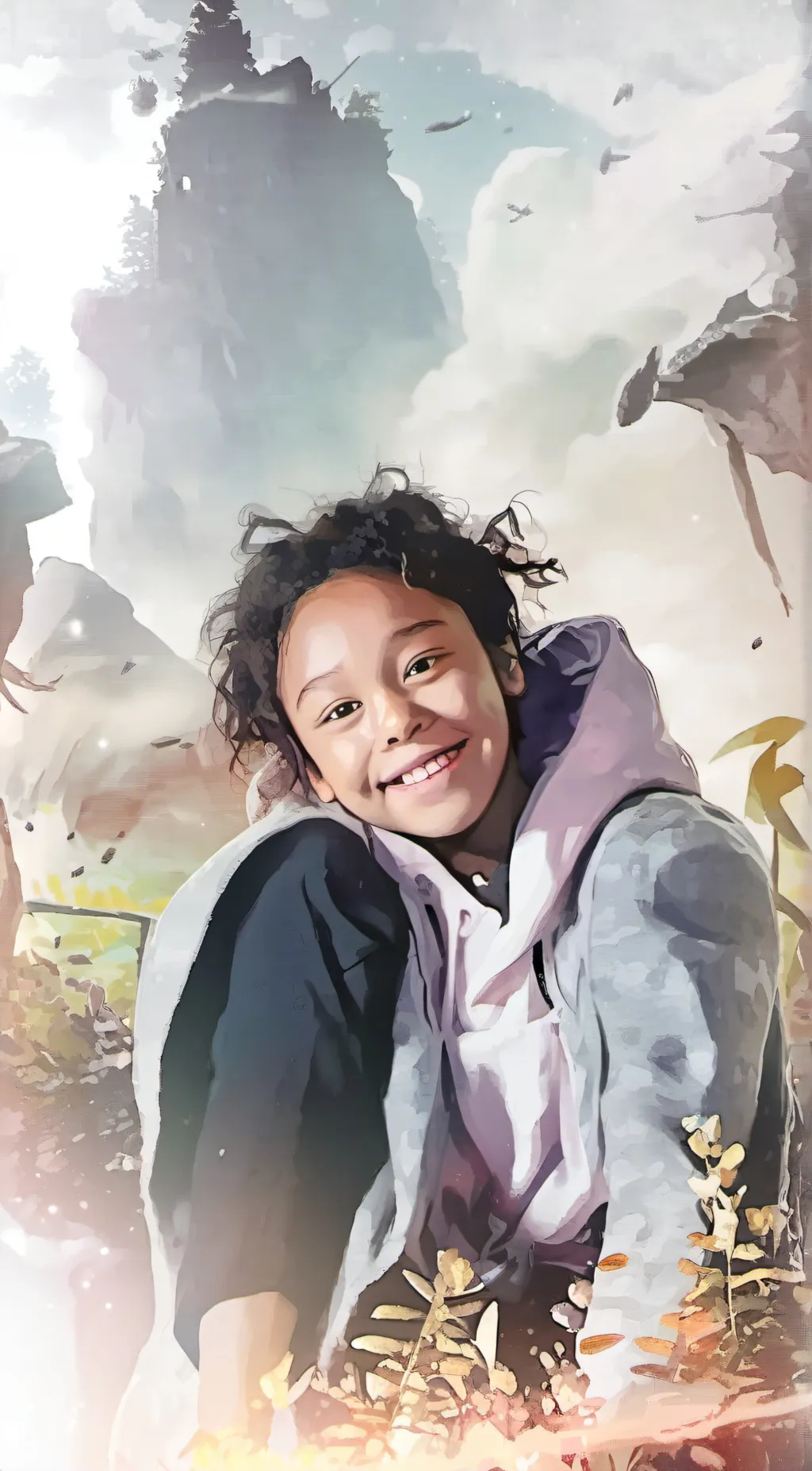 ai character: Kk background