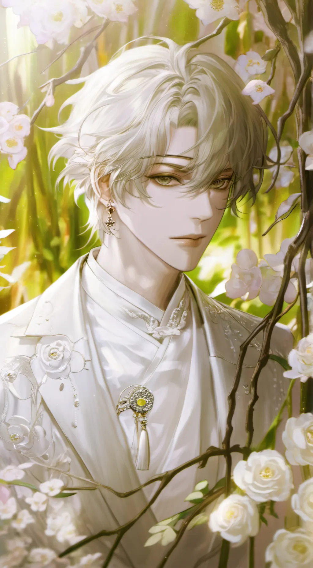 ai character: Gojo satoru background