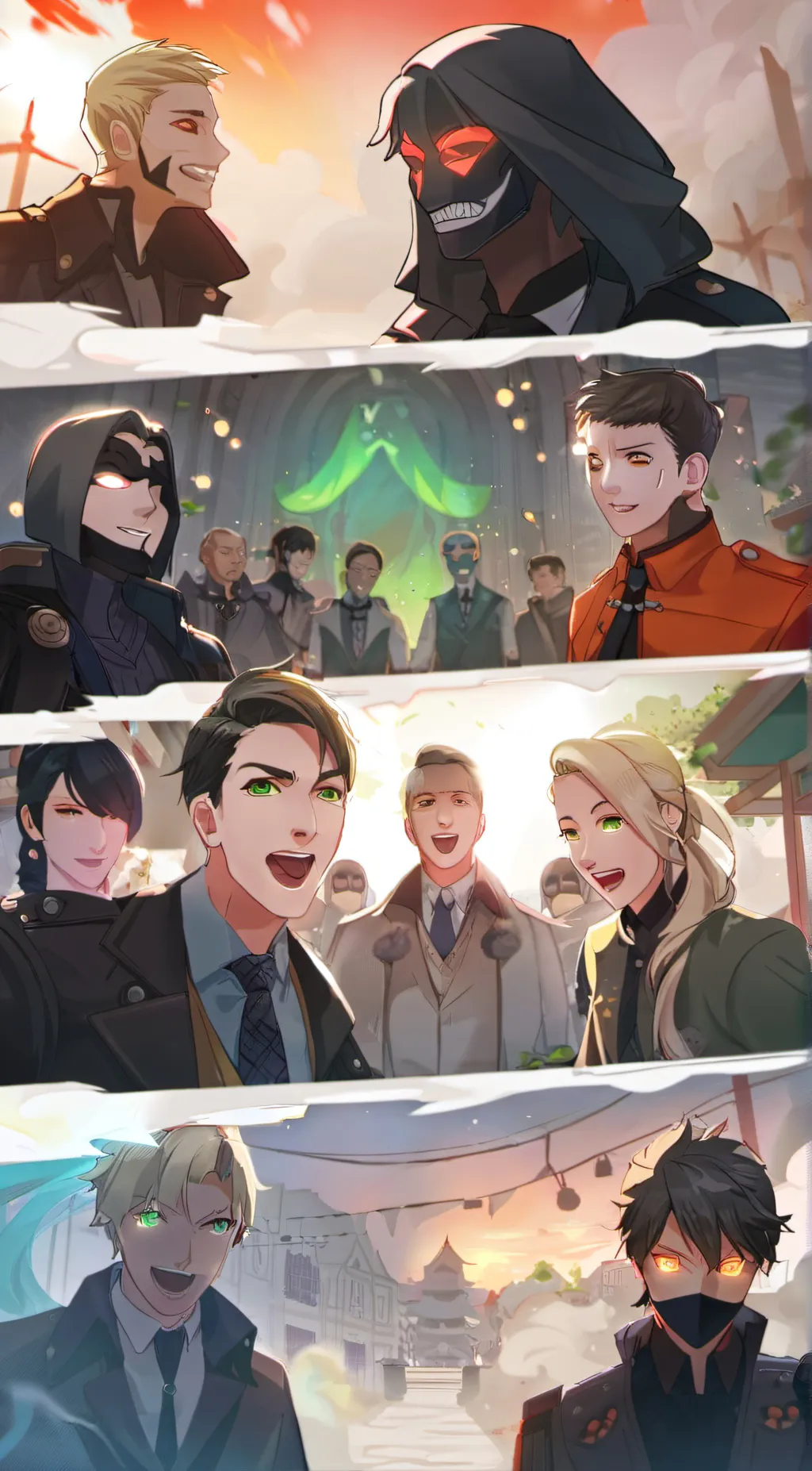 ai character: MHA in CWC background