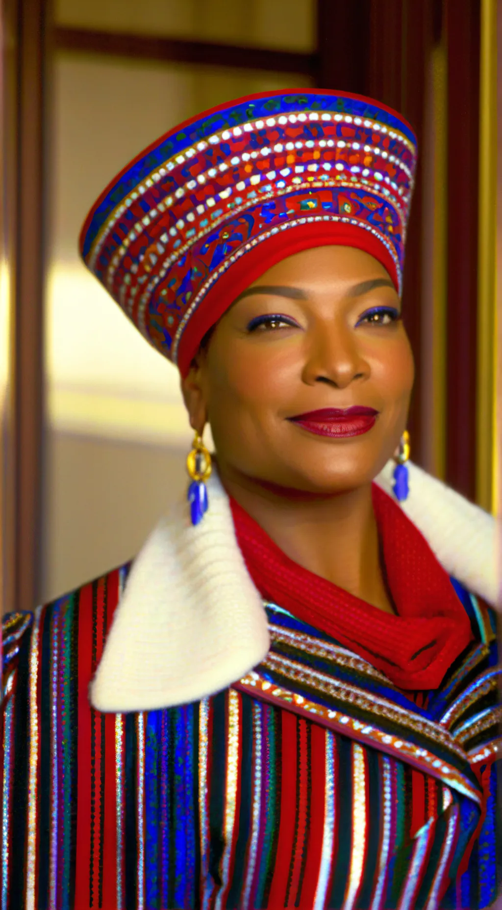 ai character: Queen latifah cleo background