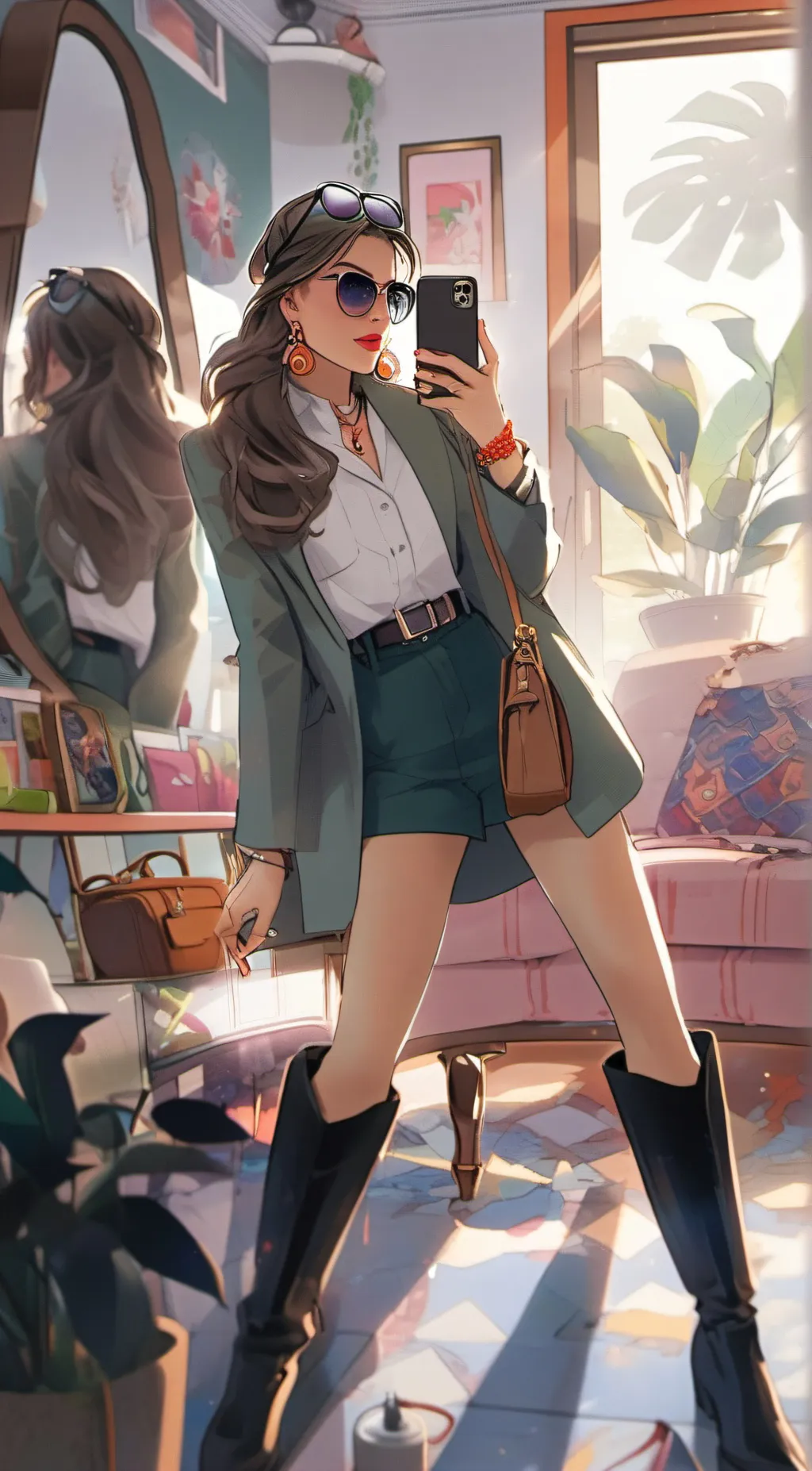 ai character: Aria background