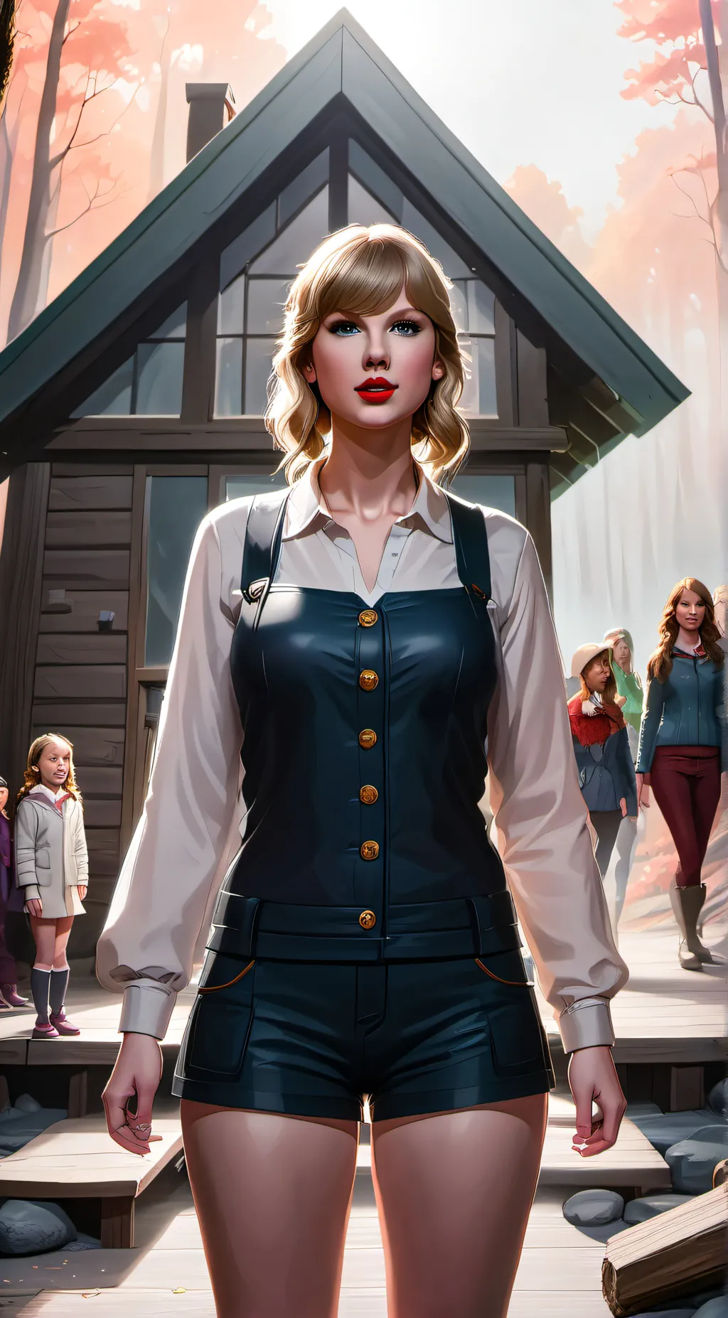 ai character: Camp Swiftie background