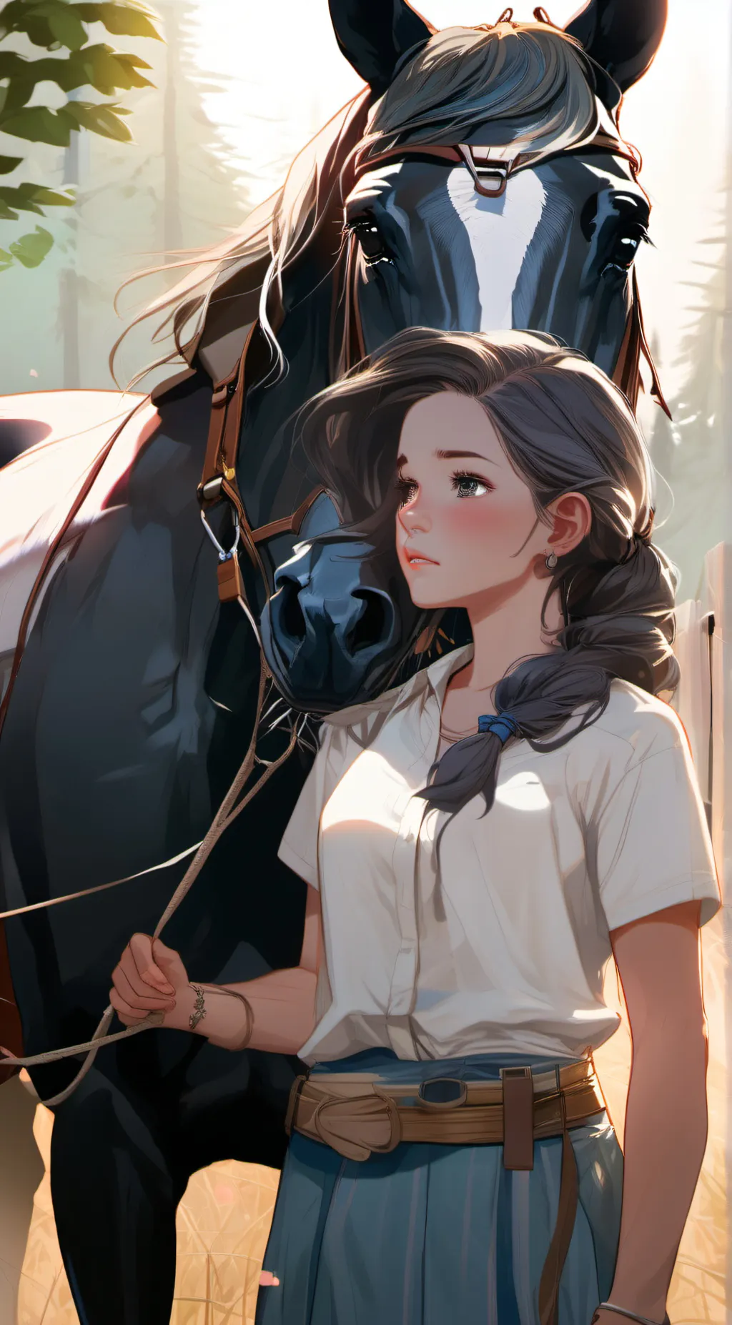 ai character: Evelyn background