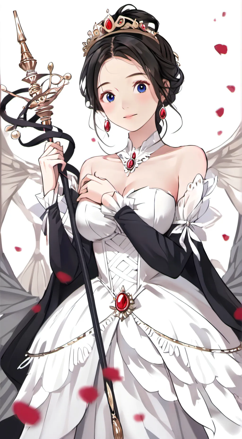 ai character: Queen Rose background