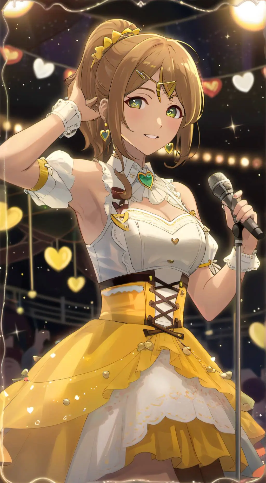 ai character: Goldii background