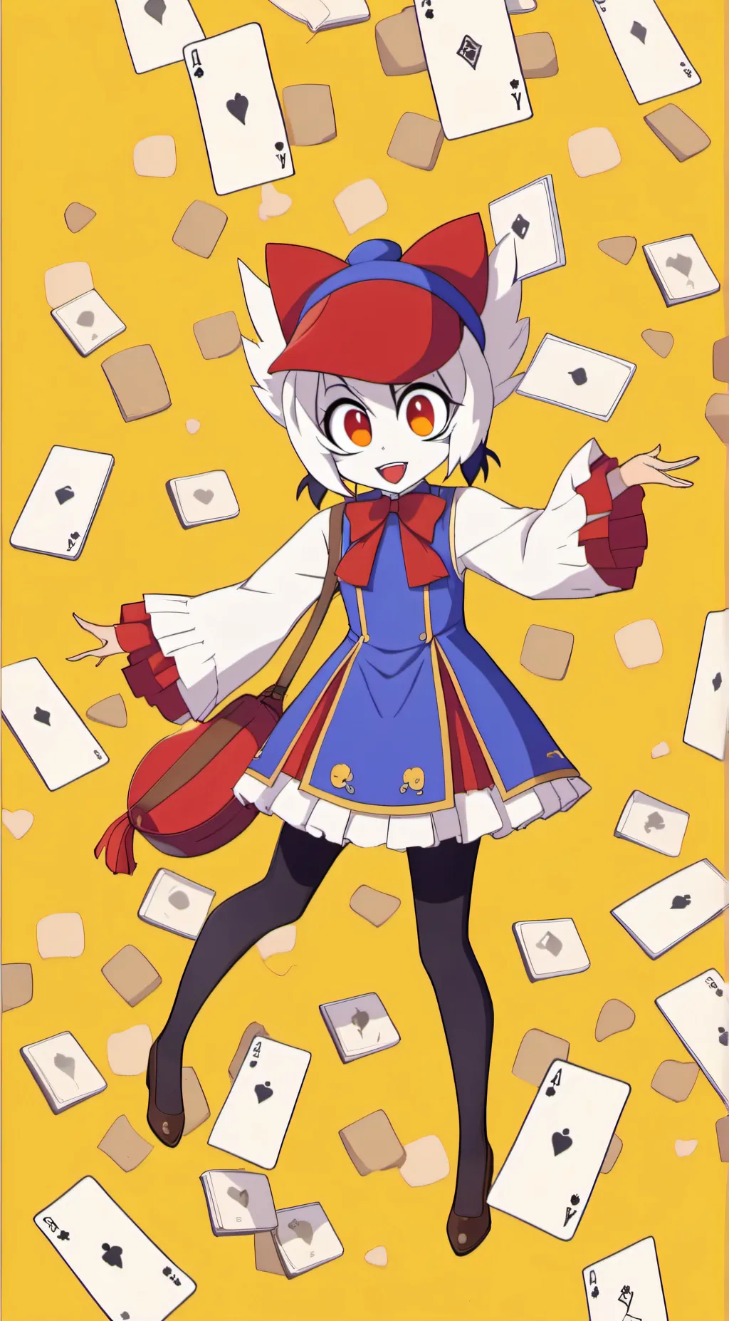 ai character: fatal error girl background