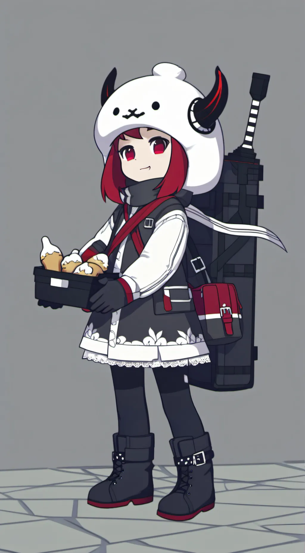 ai character: Baby Alastor background