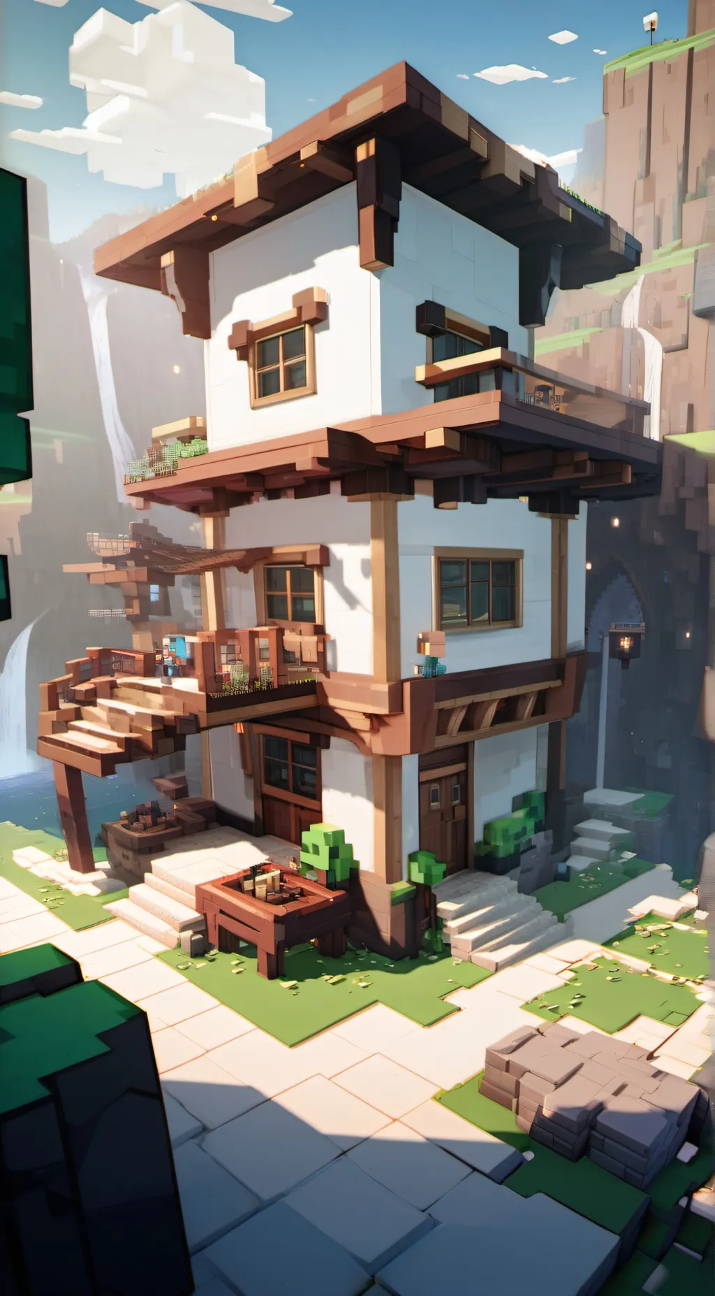 ai character: Dream smp background