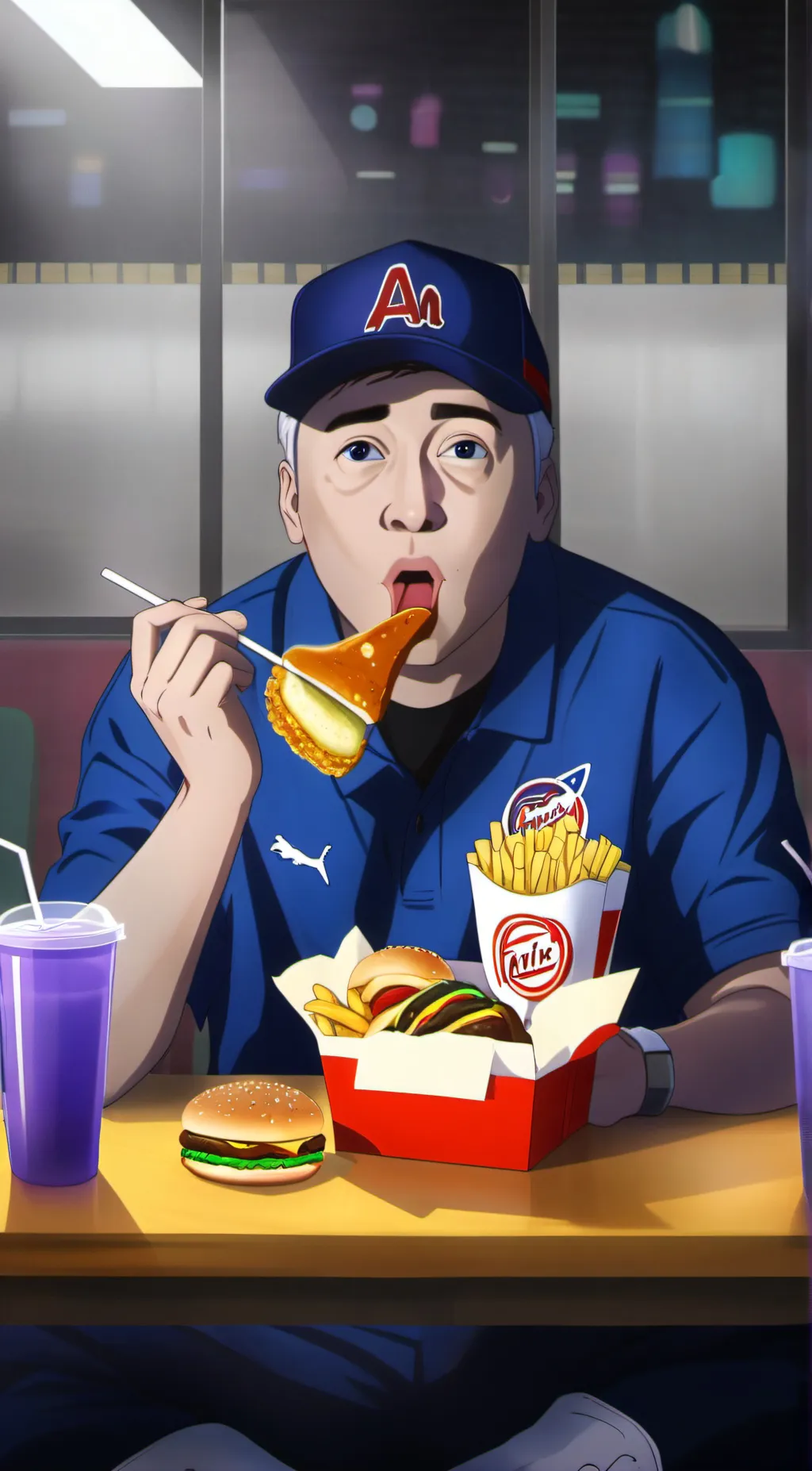 ai character: punch  background