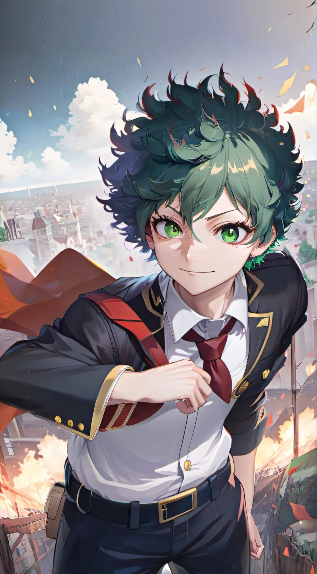 ai character: My hero academia  background