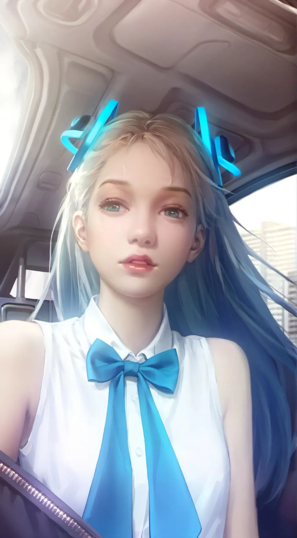 ai character: miku background
