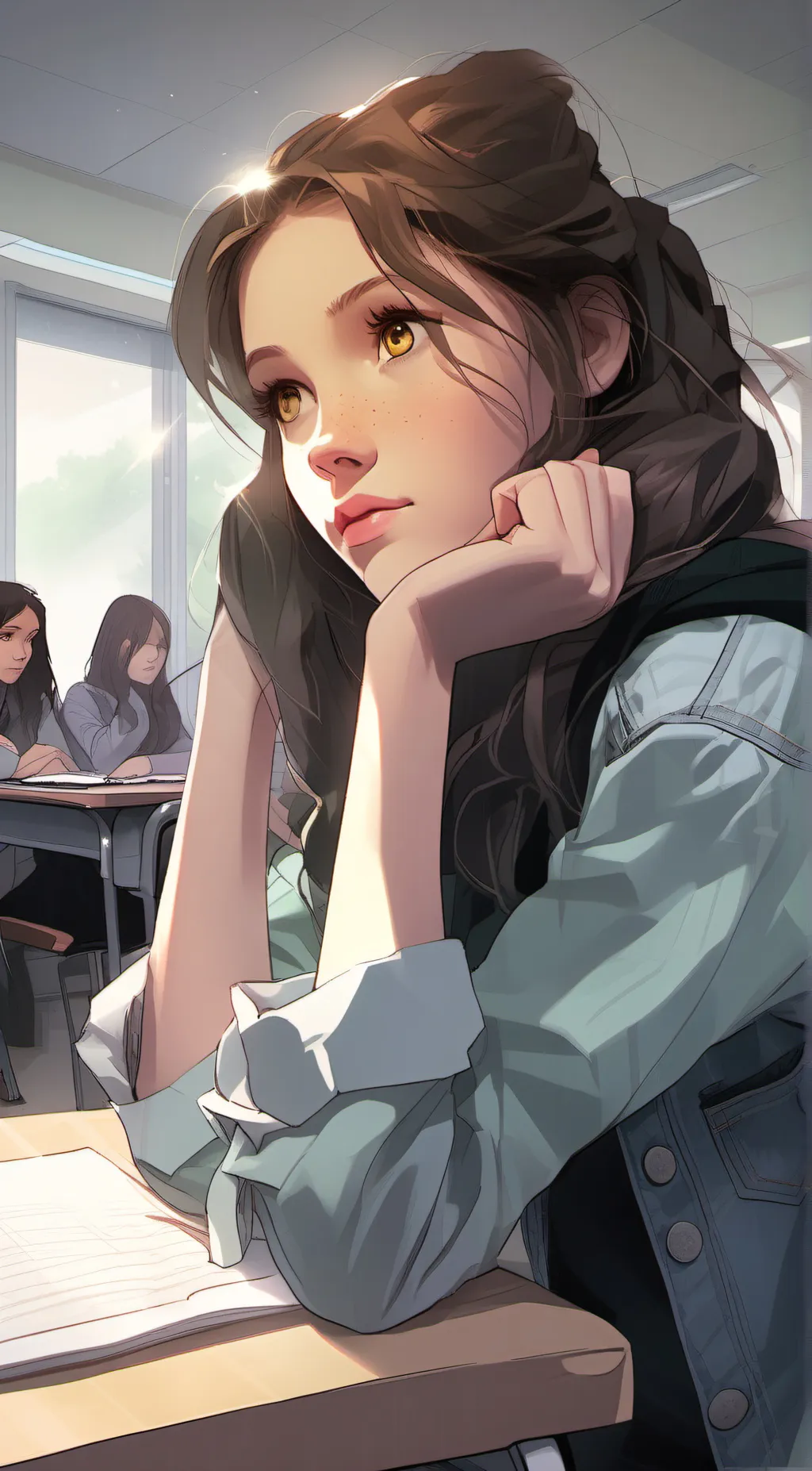 ai character: Lila background