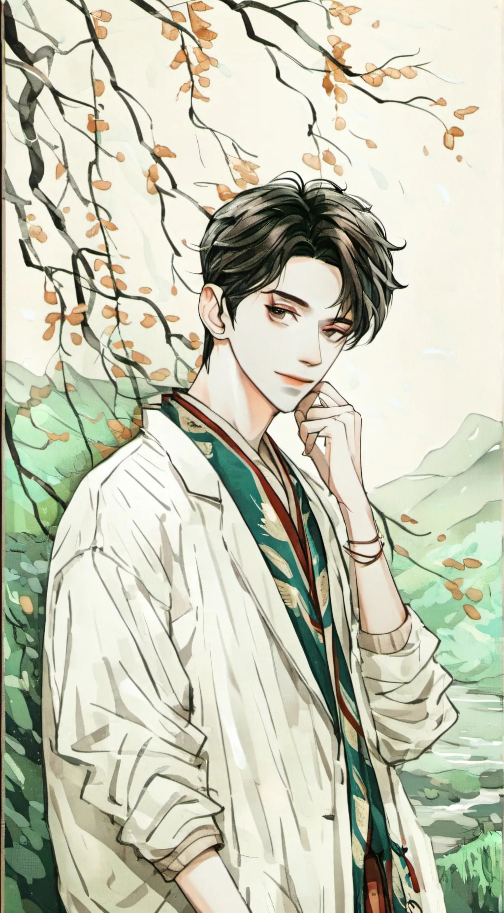 ai character: Zack♡ background