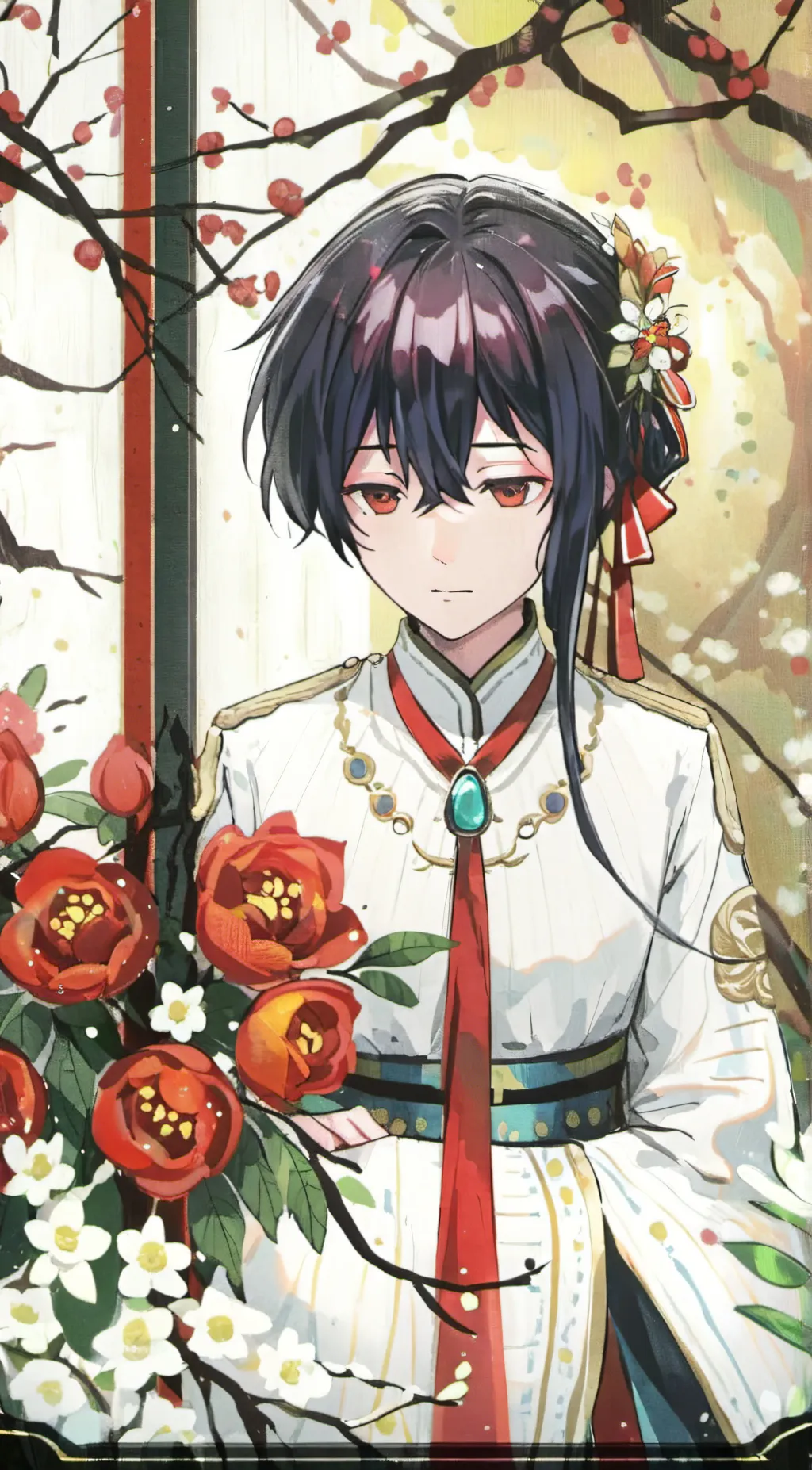 ai character: giyu tomioka  background