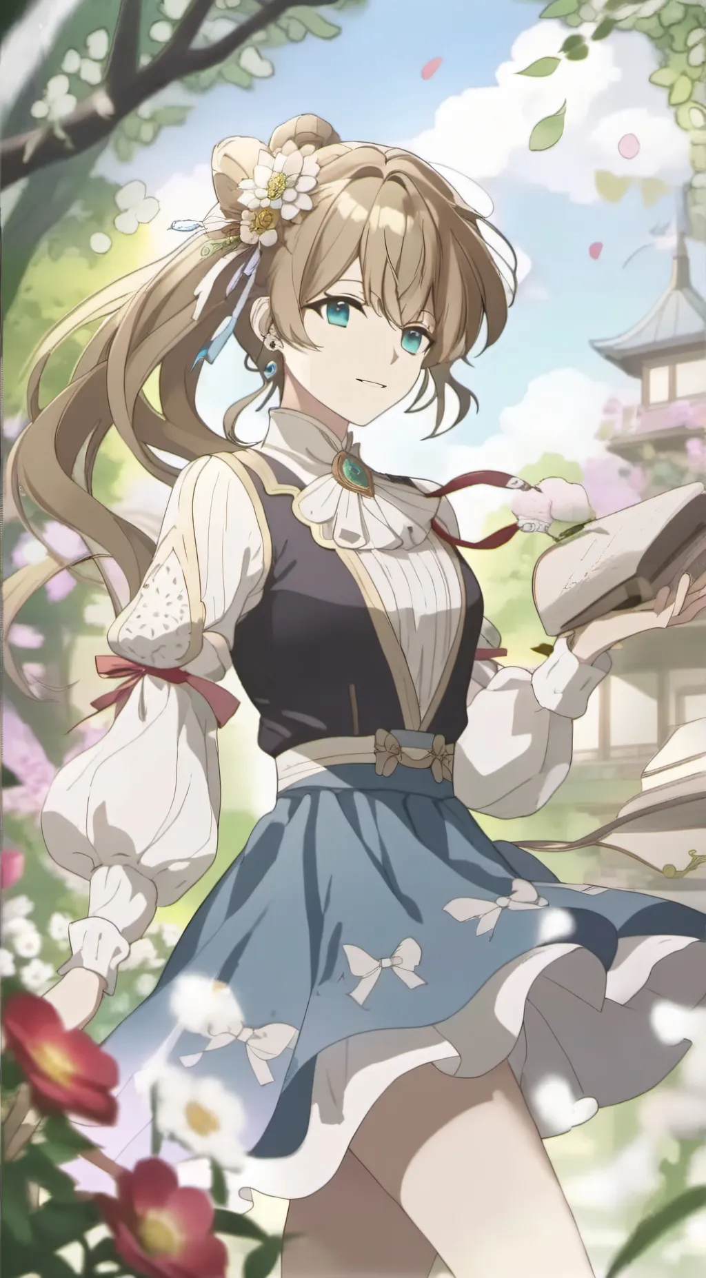 ai character: gachc heat background