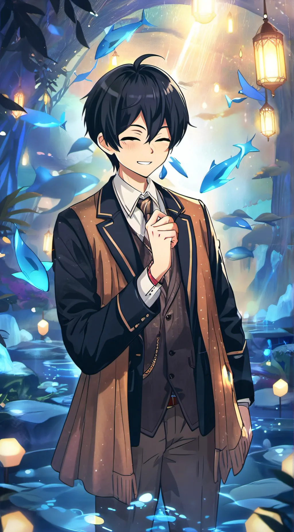 ai character: Mister Jewel Box background