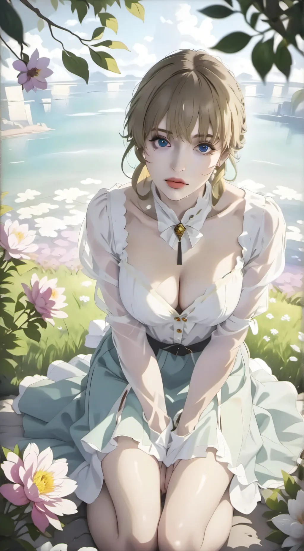 ai character: Christina  background