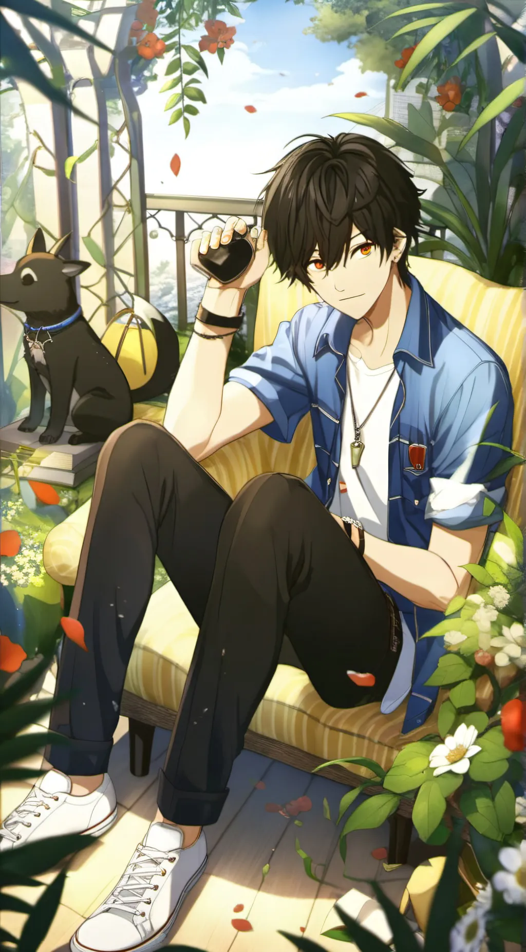 ai character: Vedhang background