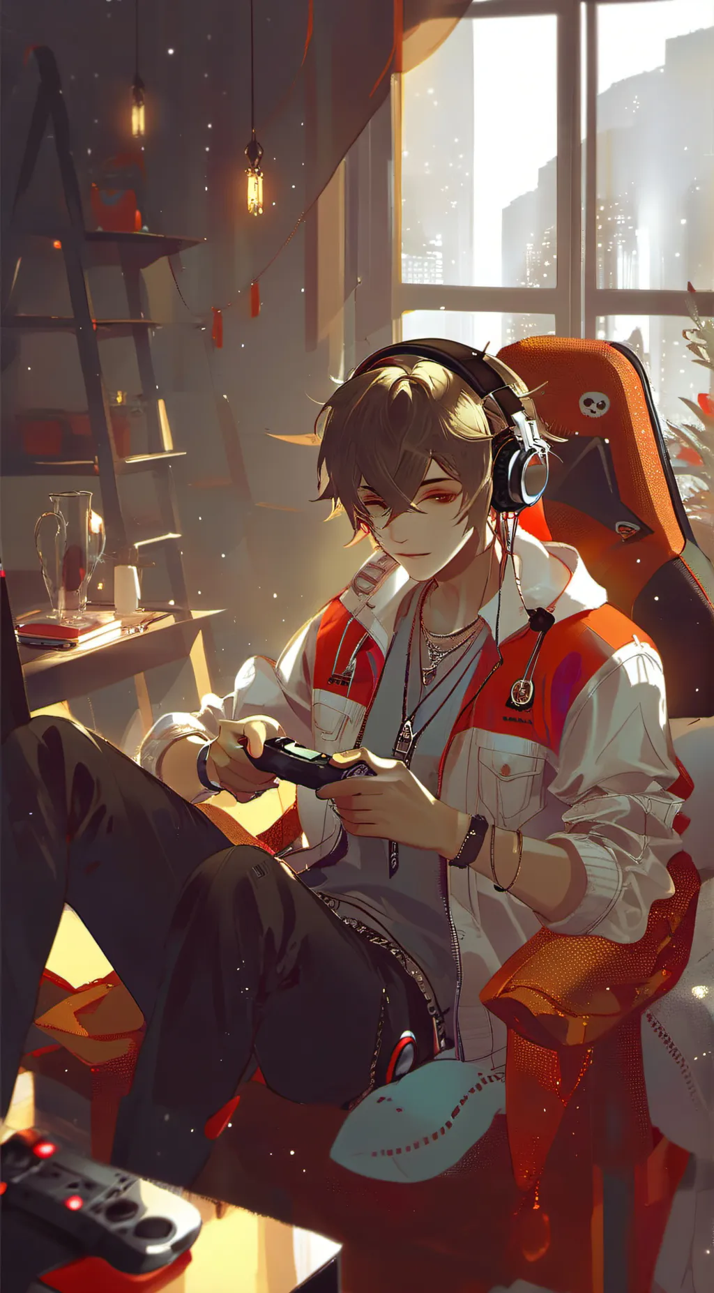 ai character: Streamer background