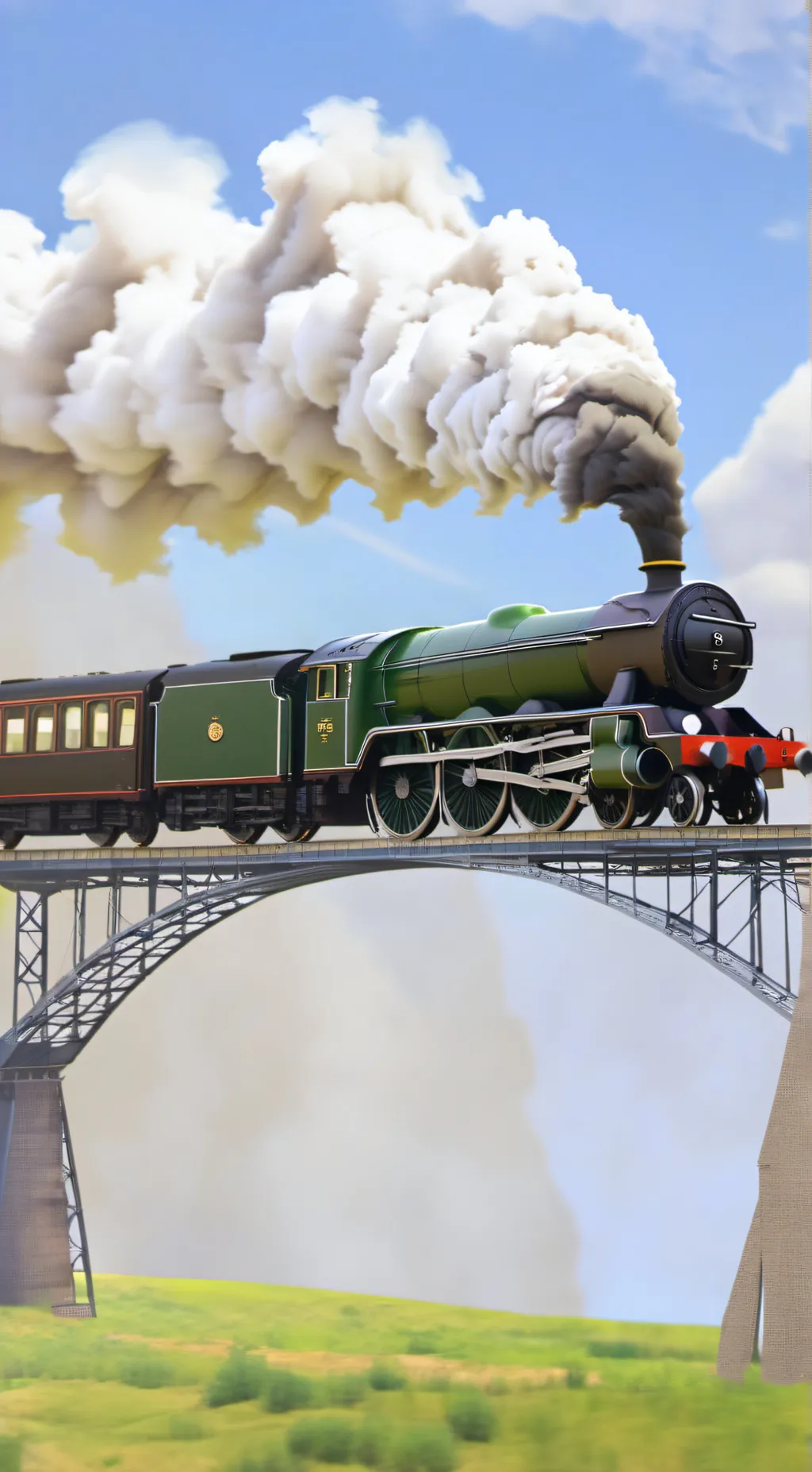 ai character: flying Scotsman  background