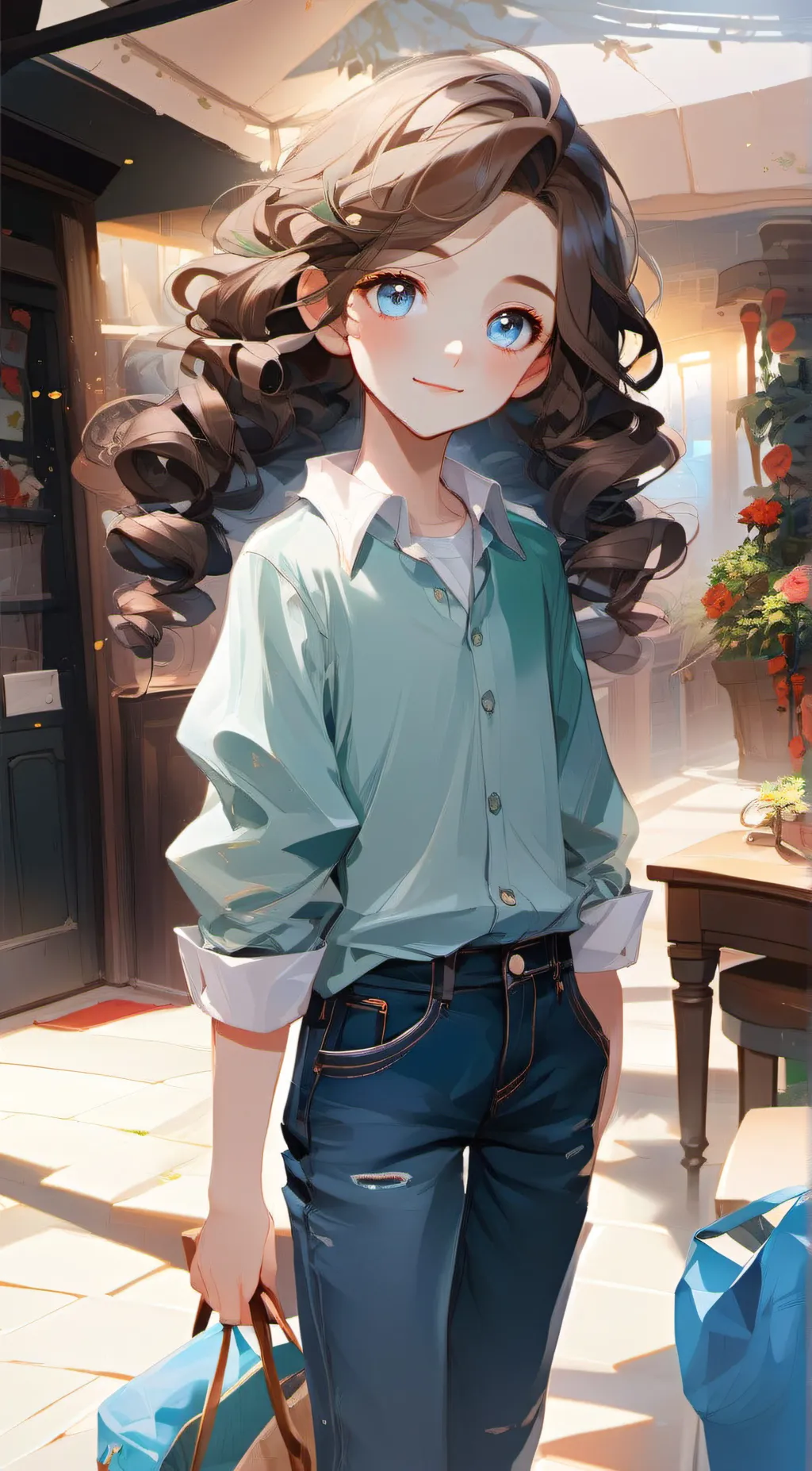 ai character: Johanna  background