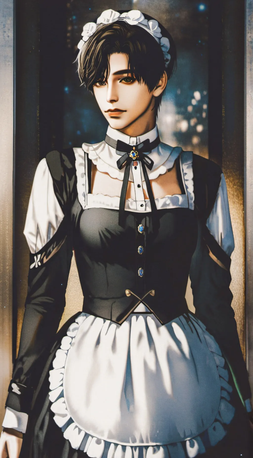 ai character: Seungmin  background