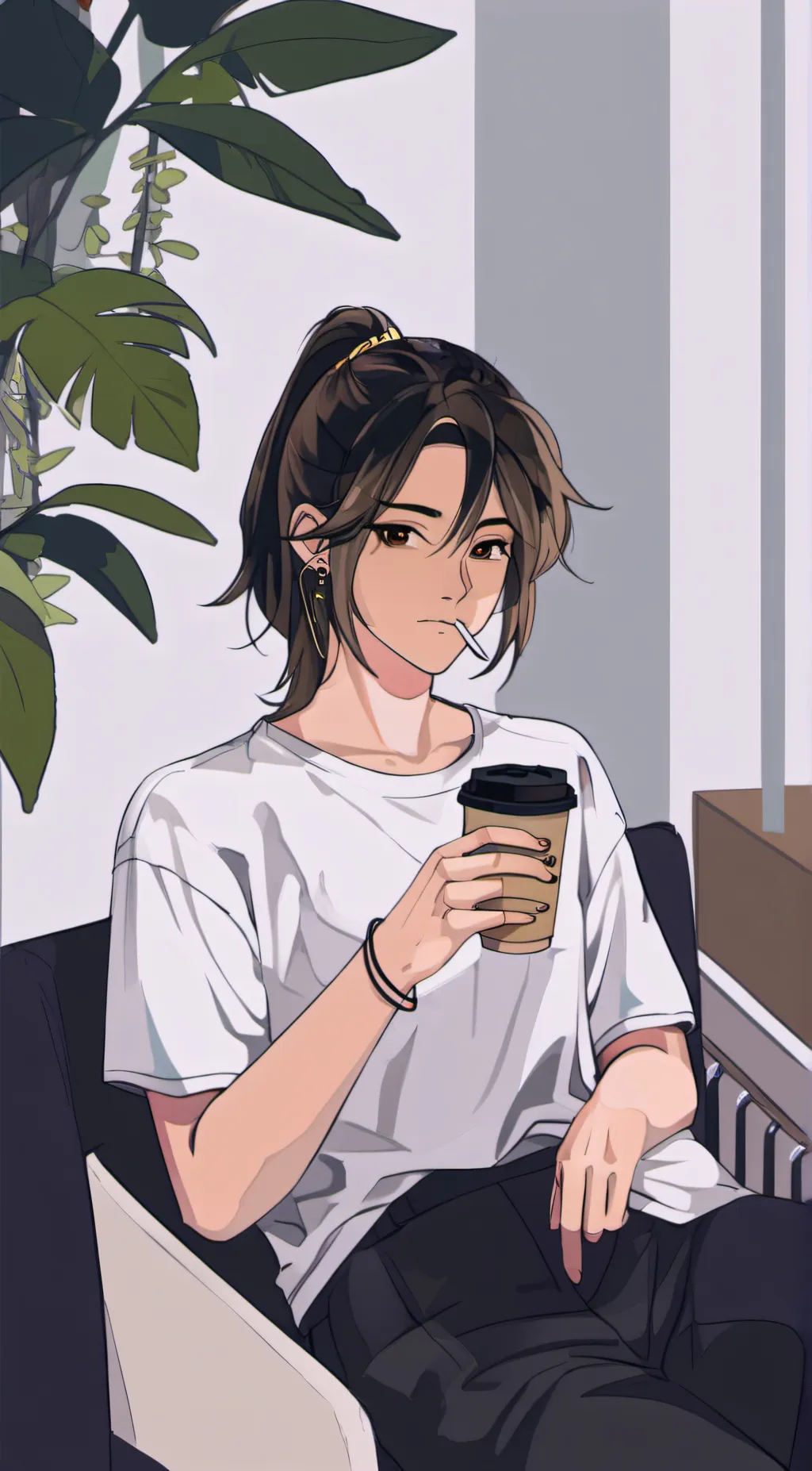 ai character: Eva background