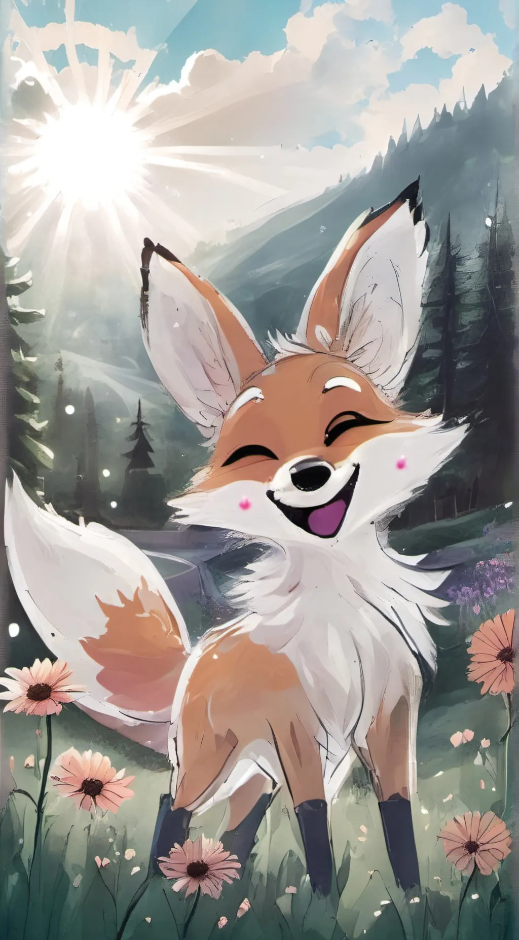 ai character: Lolbit  background