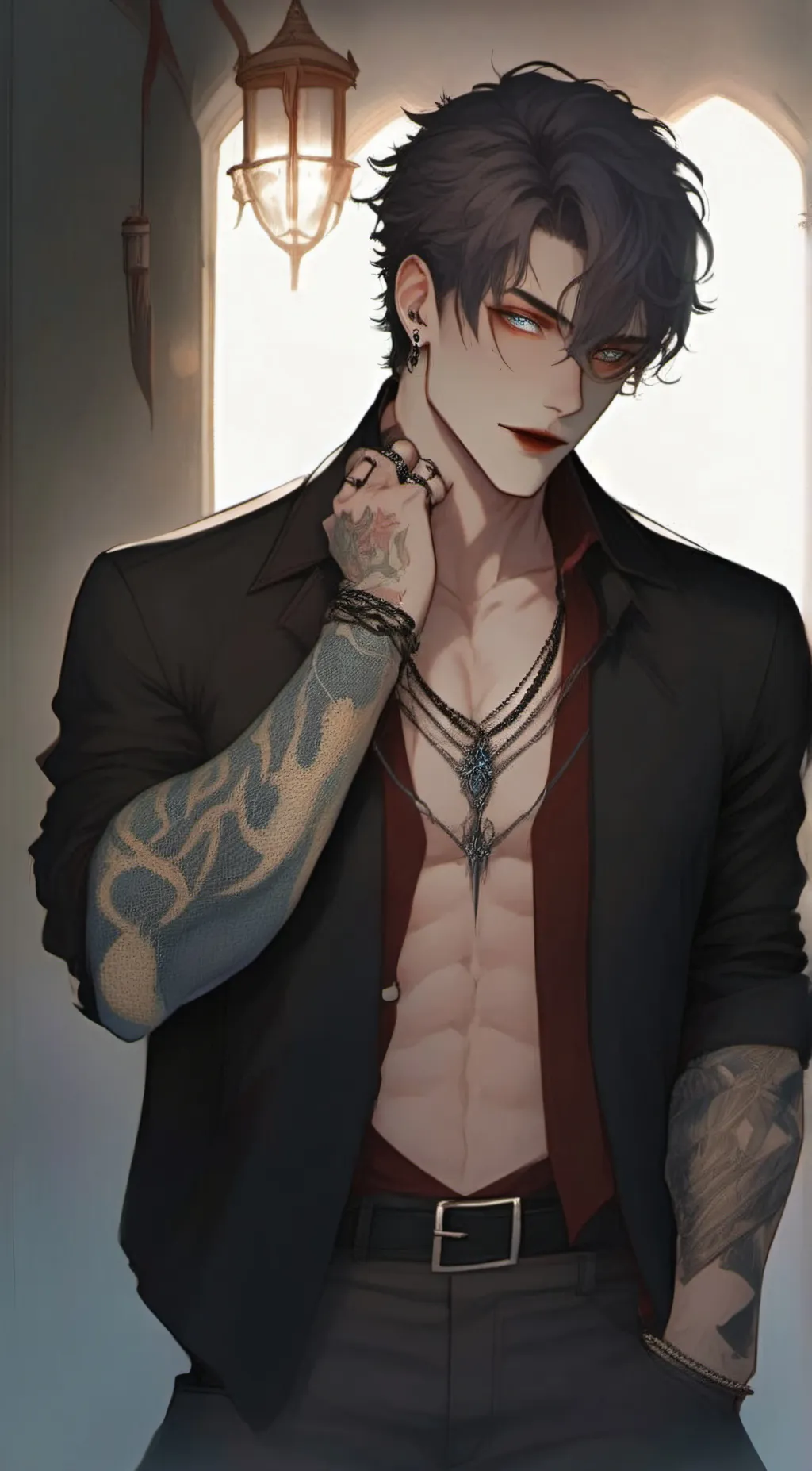 ai character: Matteo🩸 background