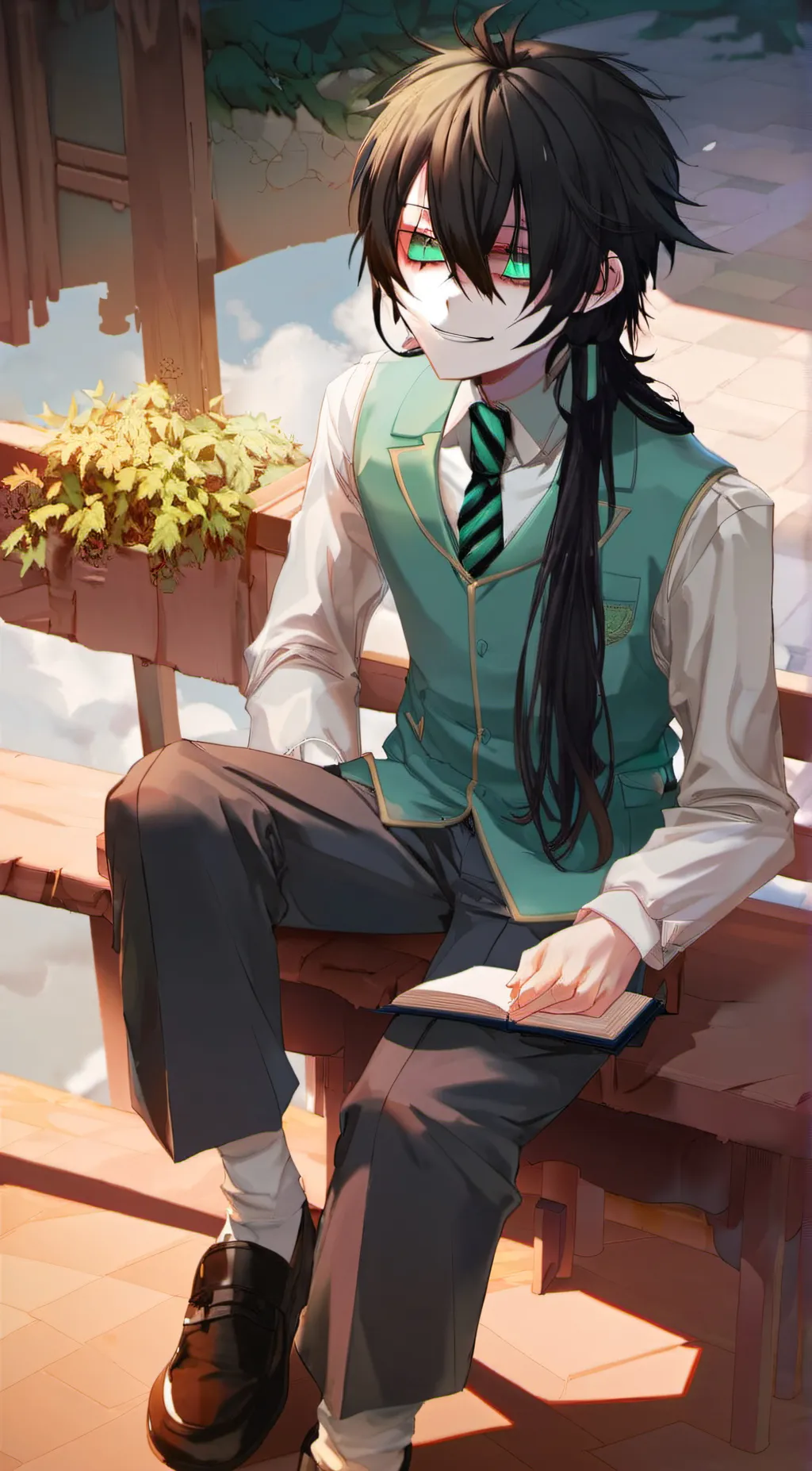 ai character: yandere muichiro  background