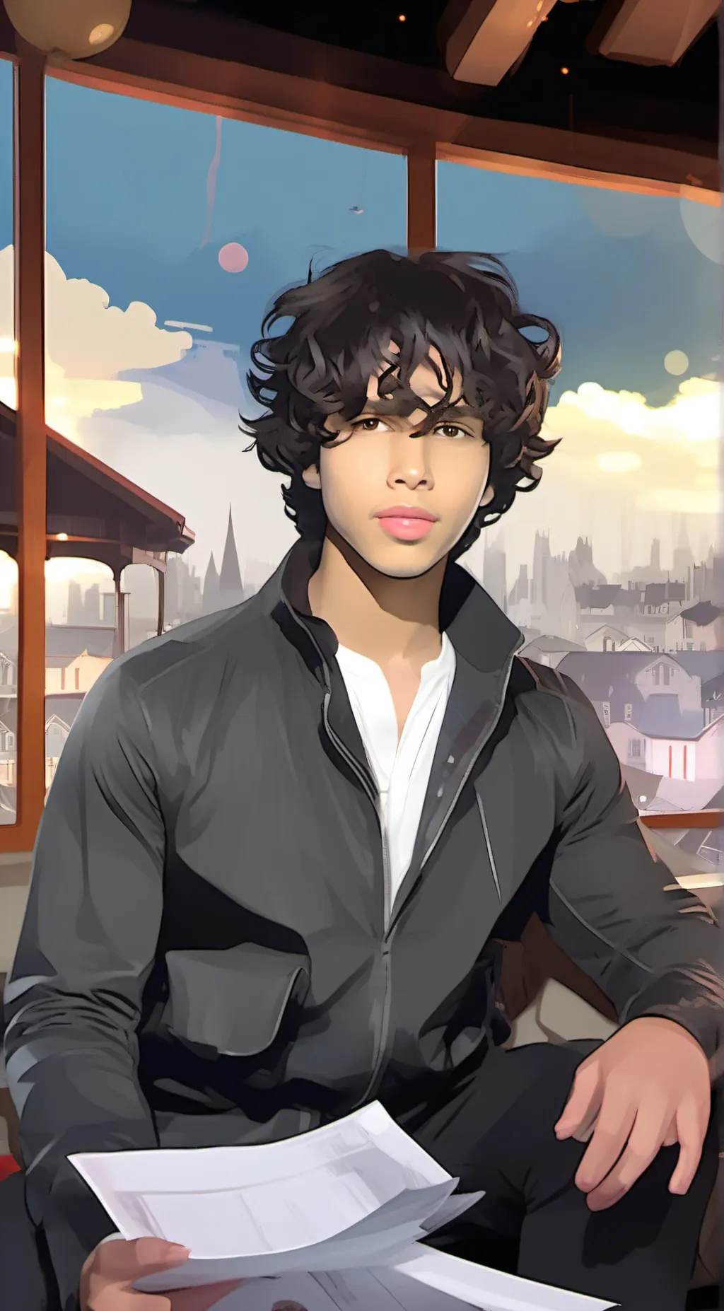 ai character: Ethen background
