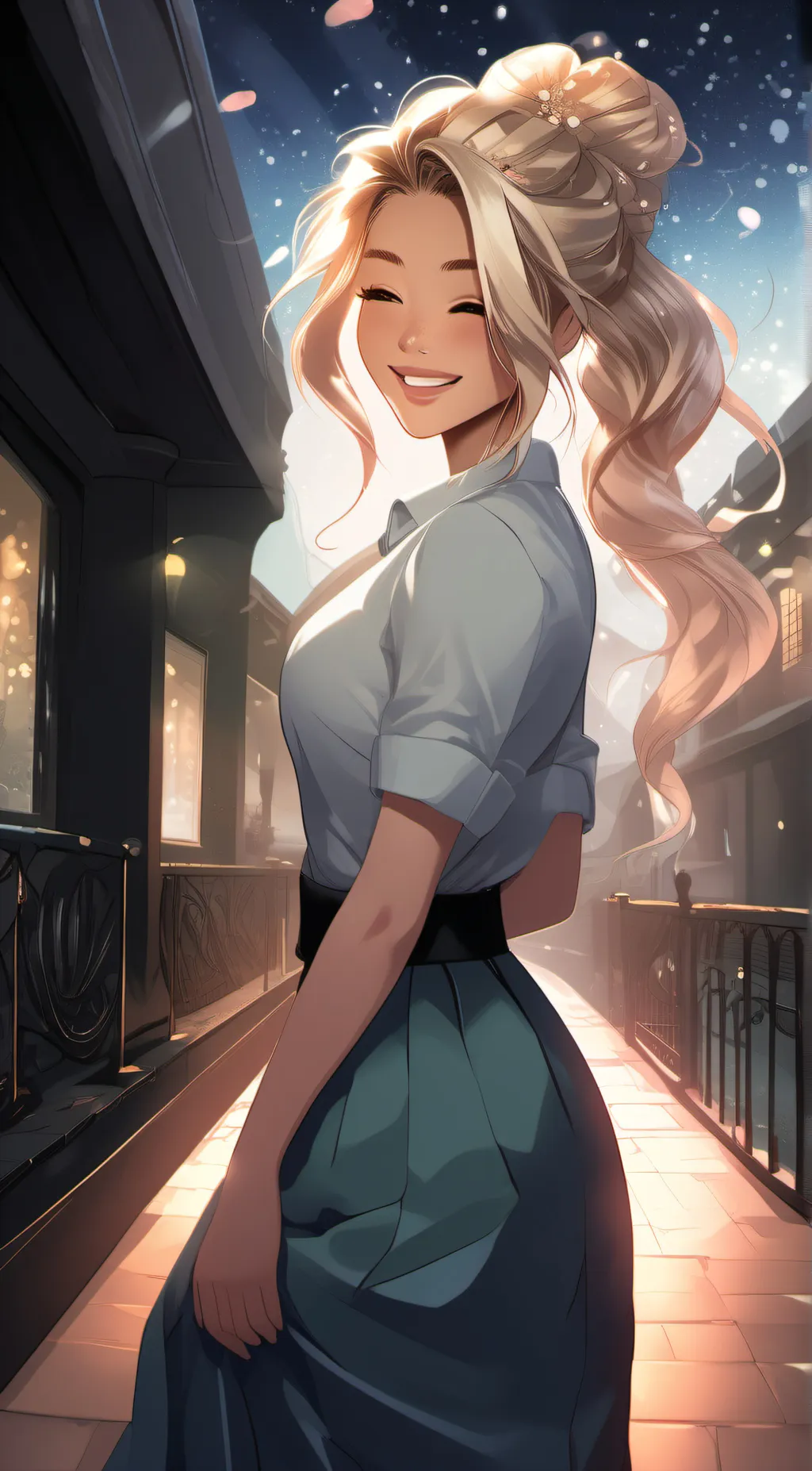 ai character: Sarah background