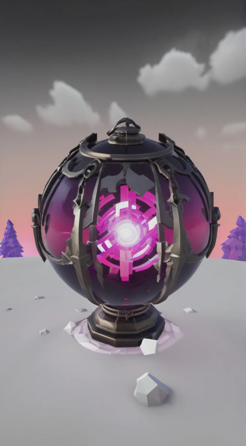 ai character: roblox glitch orb  background