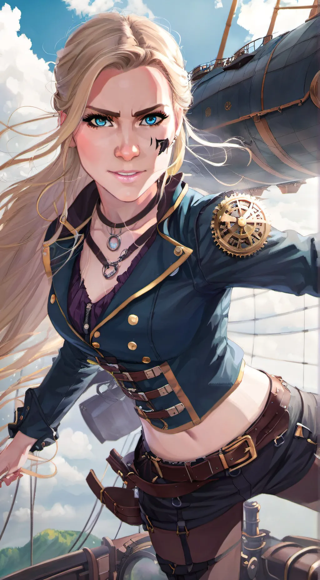 ai character: Cassandra Fierce background