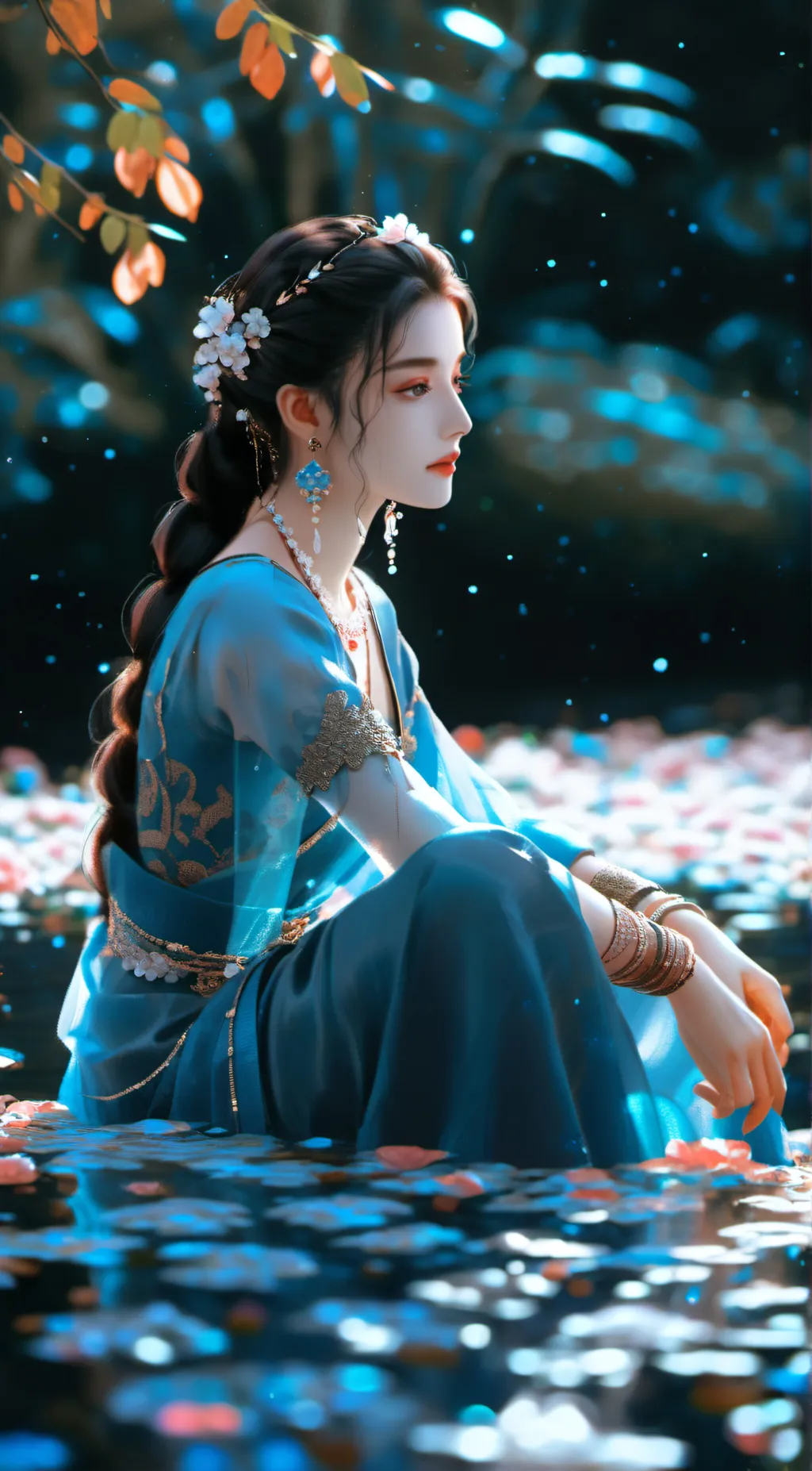 ai character: luna background