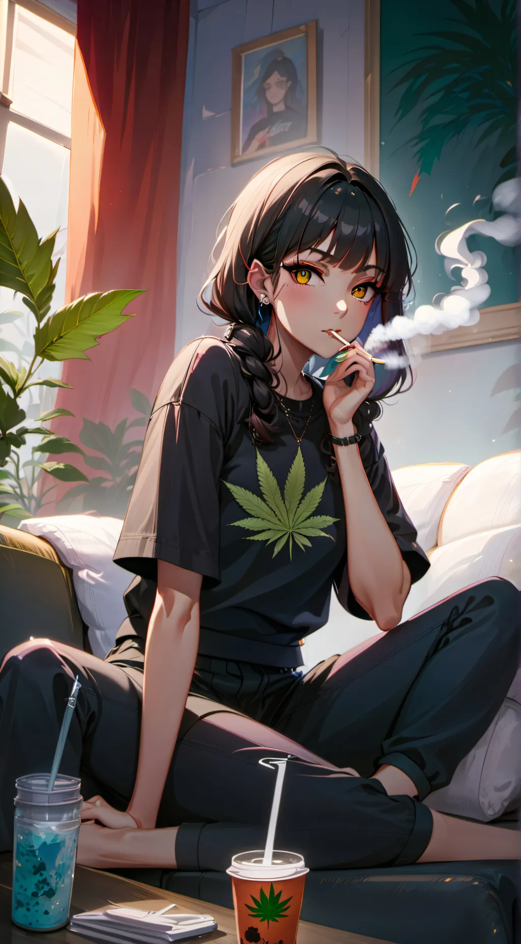 ai character: ruby background