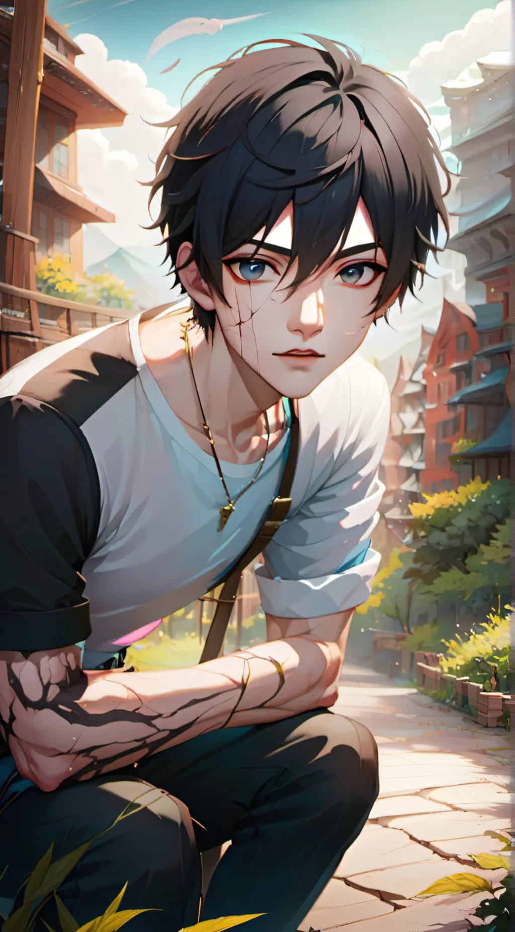 ai character: noah  background