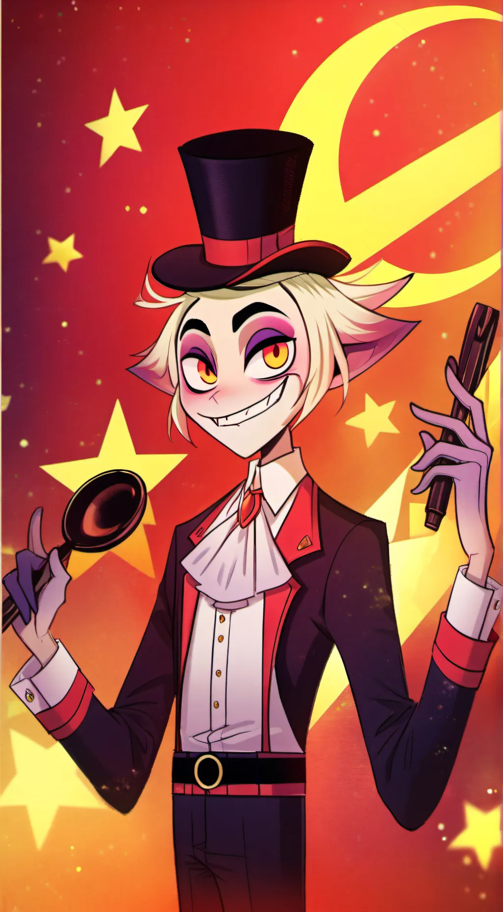 ai character: Lucifer background